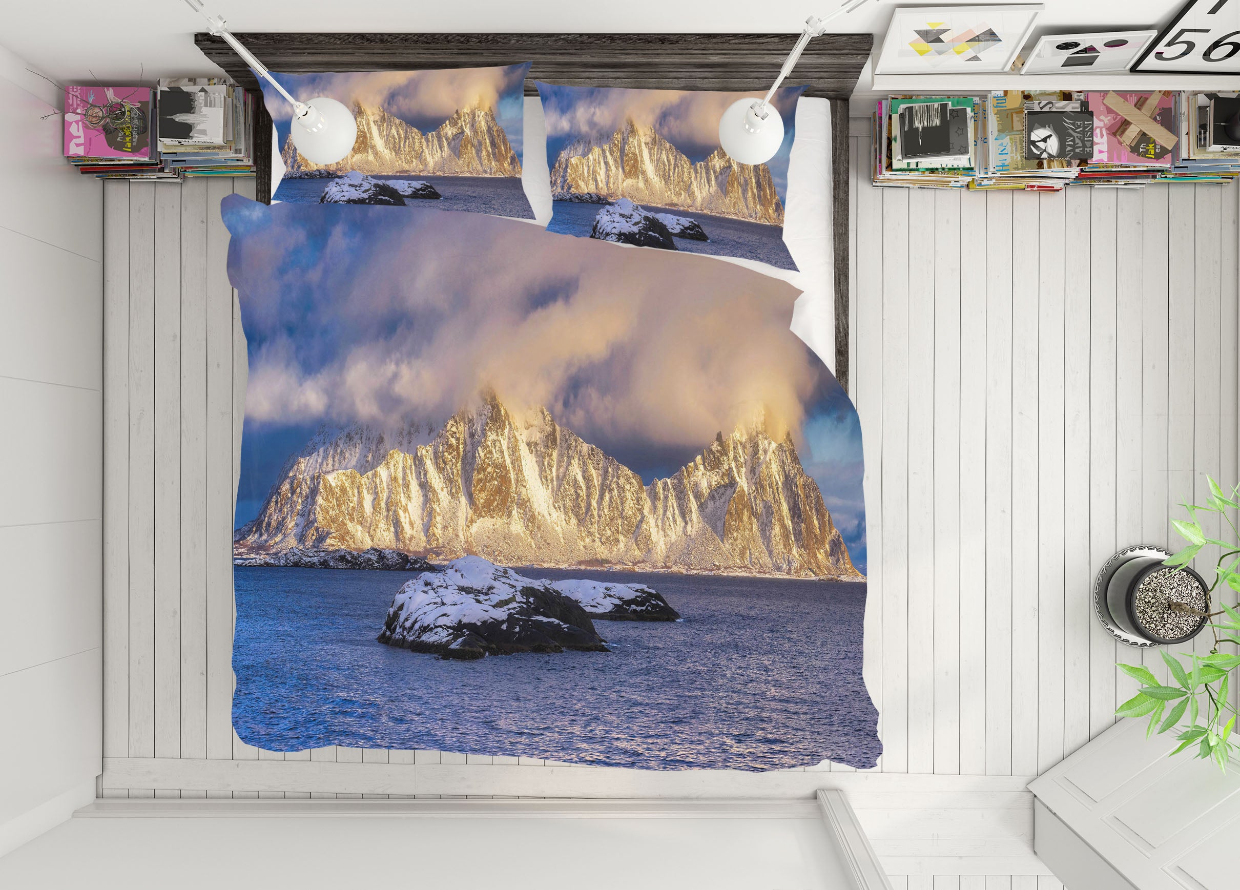 3D Volcanic Eruptions 2152 Marco Carmassi Bedding Bed Pillowcases Quilt