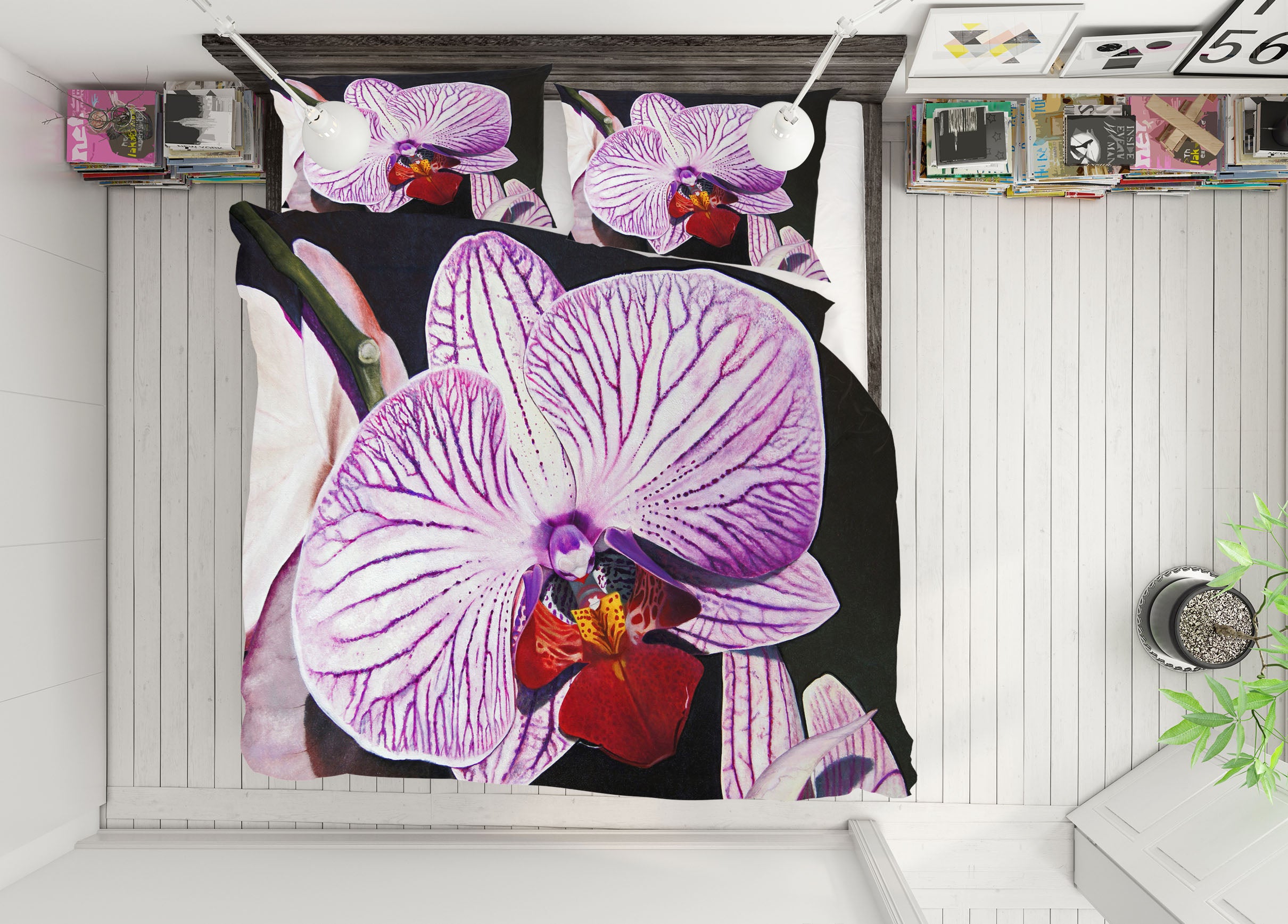 3D Flowers 11058 Matthew Holden Bates Bedding Bed Pillowcases Quilt