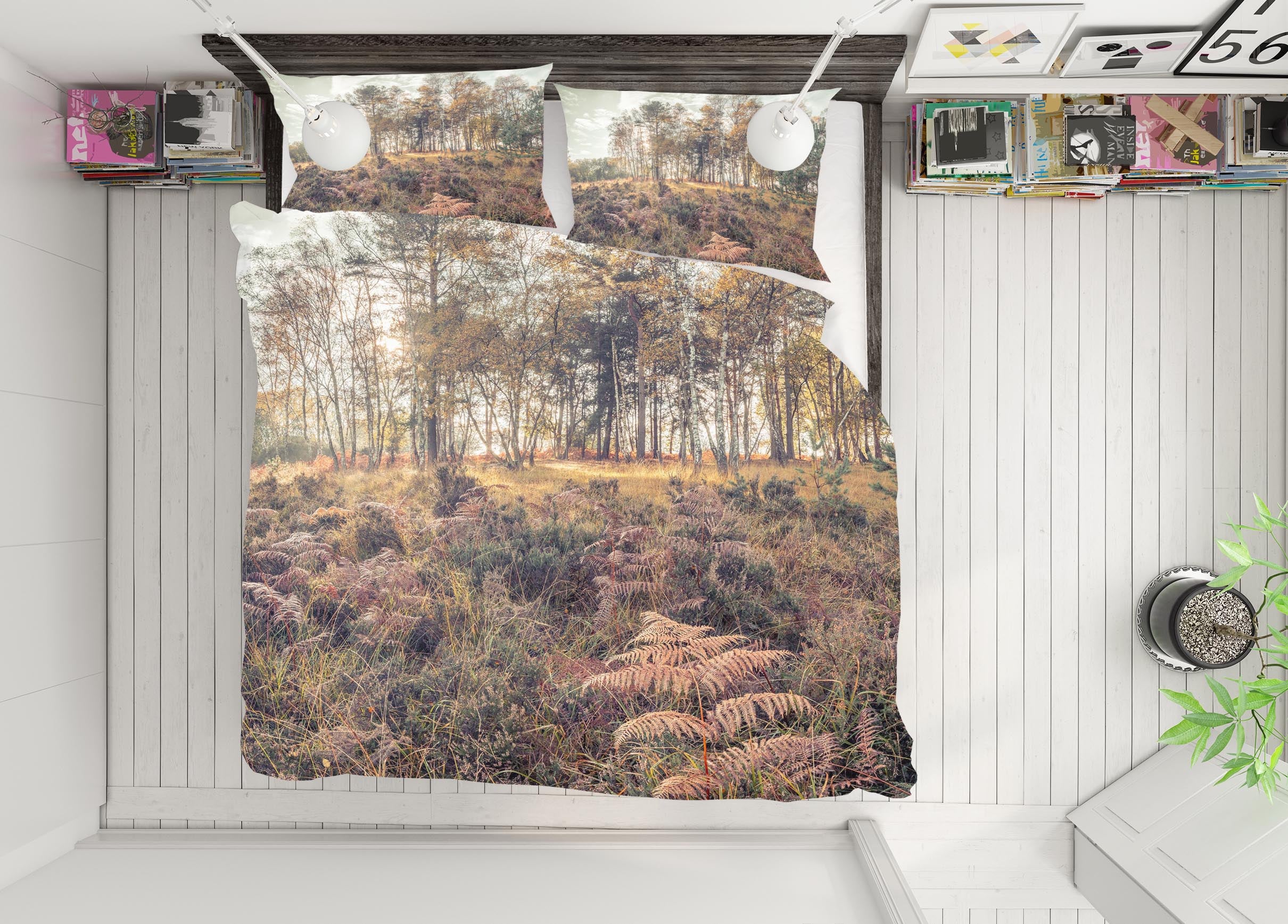 3D Dense Grass 7213 Assaf Frank Bedding Bed Pillowcases Quilt Cover Duvet Cover