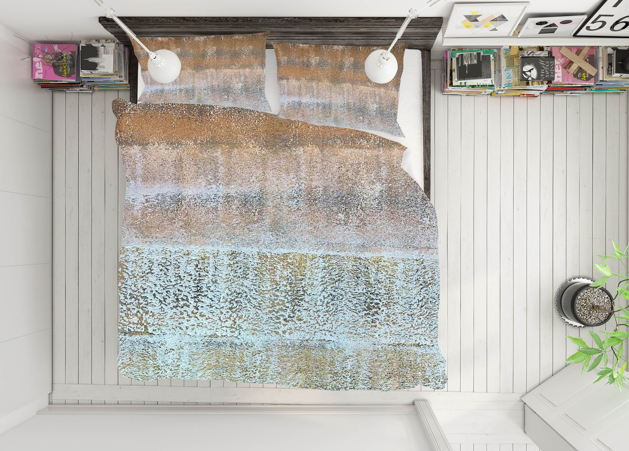 3D Retro Color 3151 Skromova Marina Bedding Bed Pillowcases Quilt Cover Duvet Cover