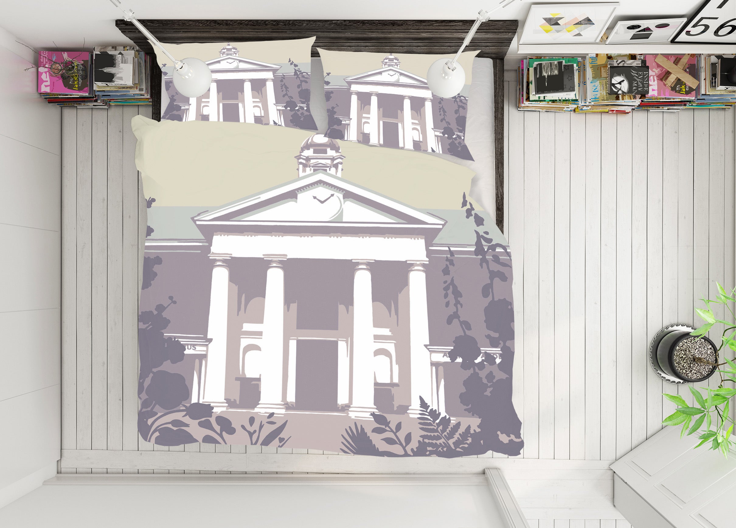 3D Chelsea Flower Show 2011 Steve Read Bedding Bed Pillowcases Quilt