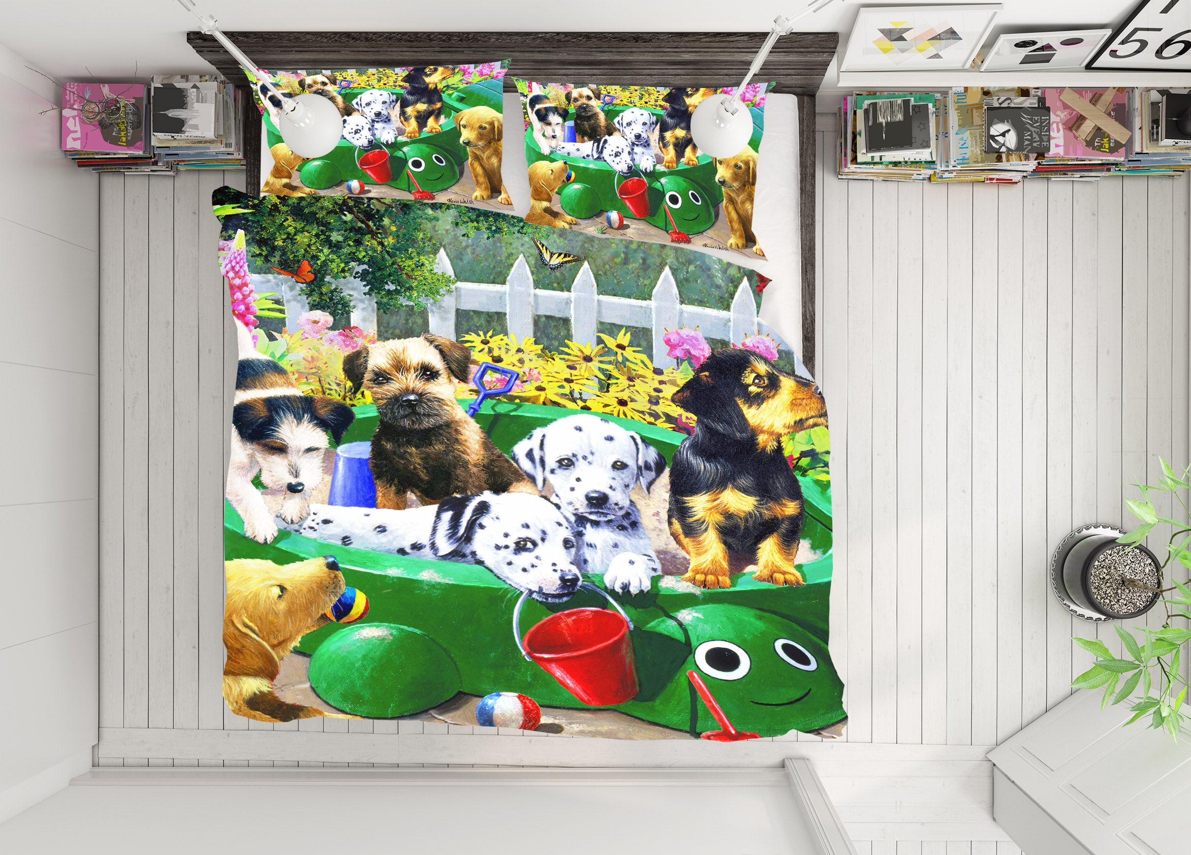 3D Puppy 12509 Kevin Walsh Bedding Bed Pillowcases Quilt