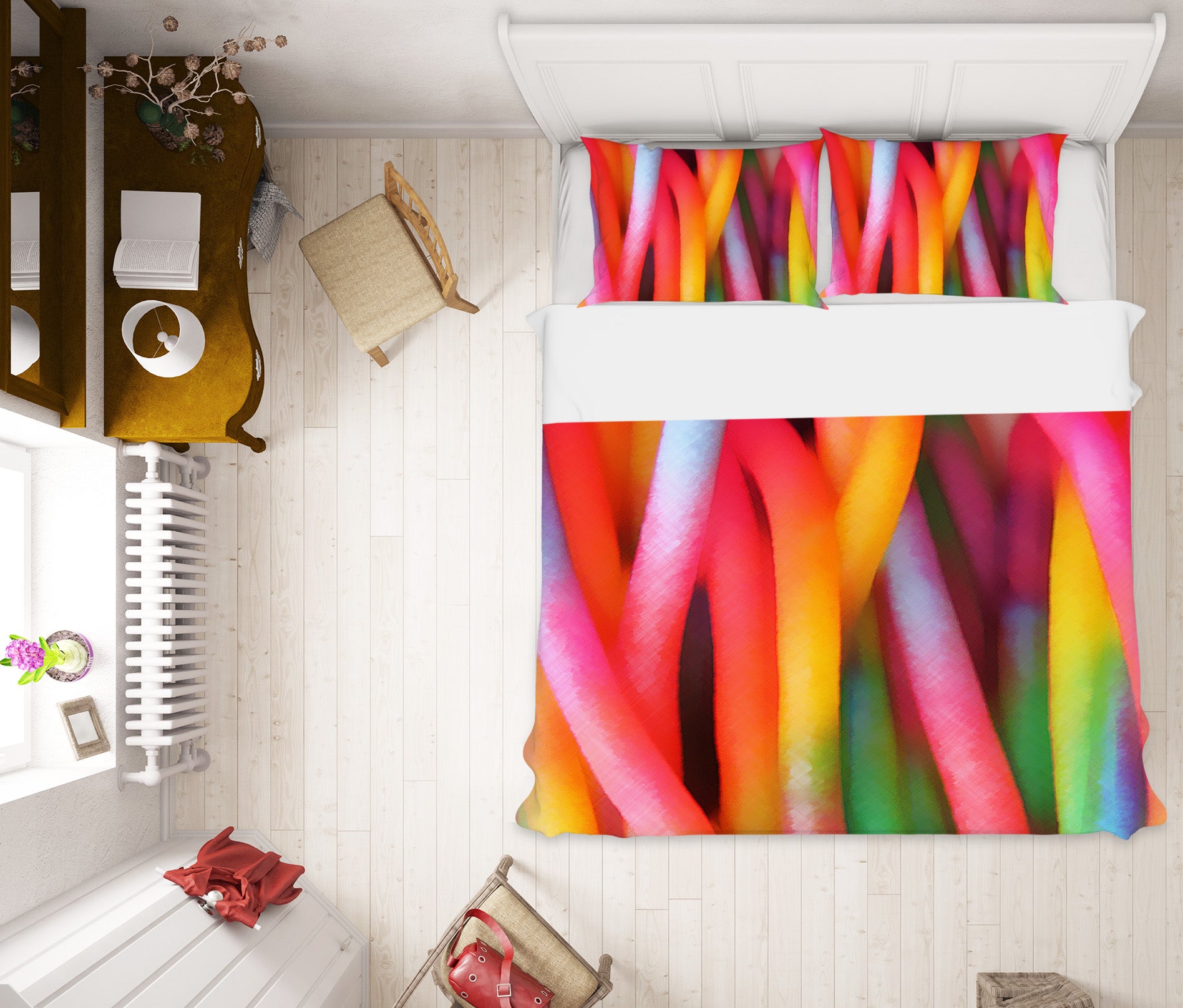 3D Color Bars 70173 Shandra Smith Bedding Bed Pillowcases Quilt