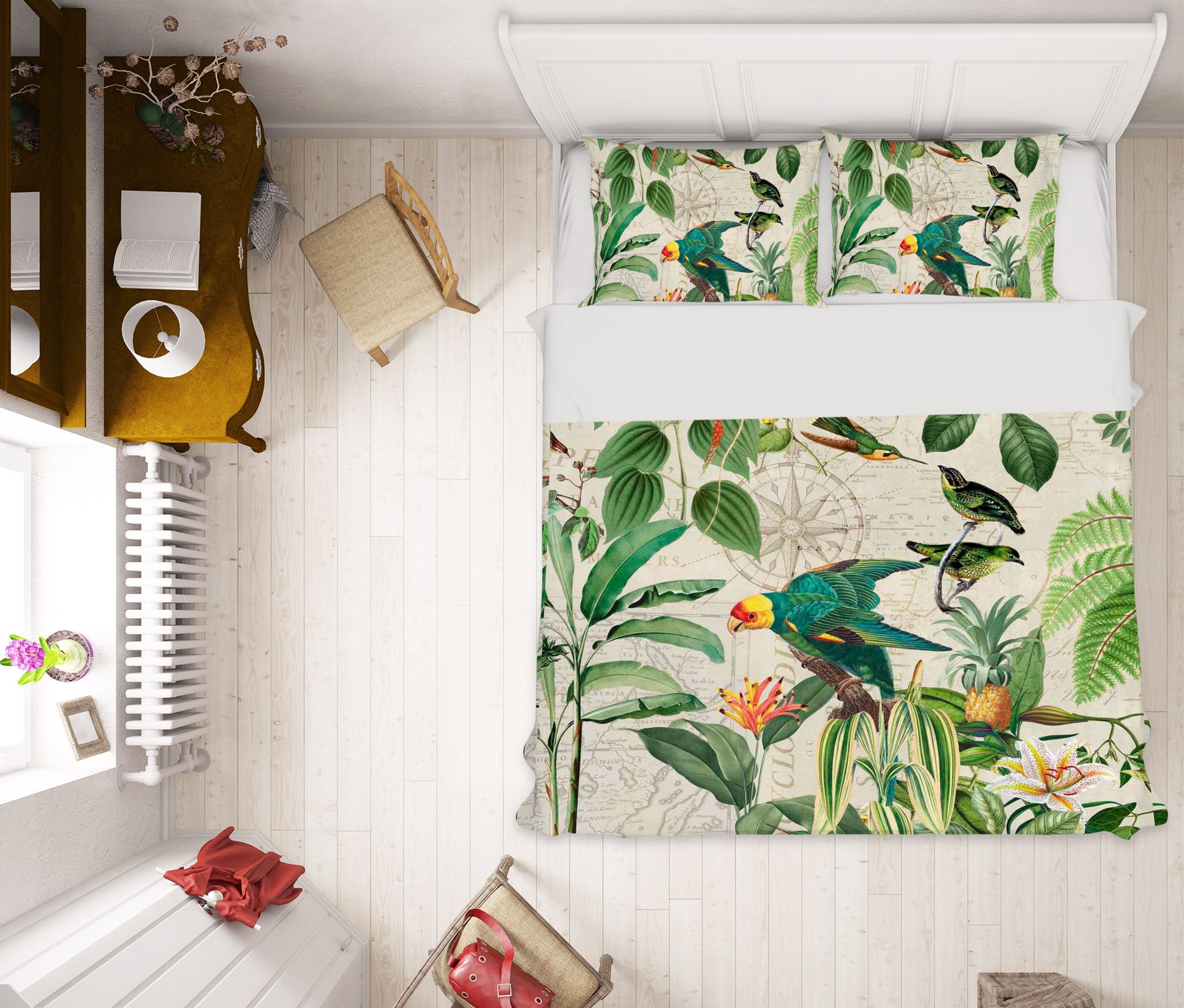 3D Kingdom Of Birds 2133 Andrea haase Bedding Bed Pillowcases Quilt