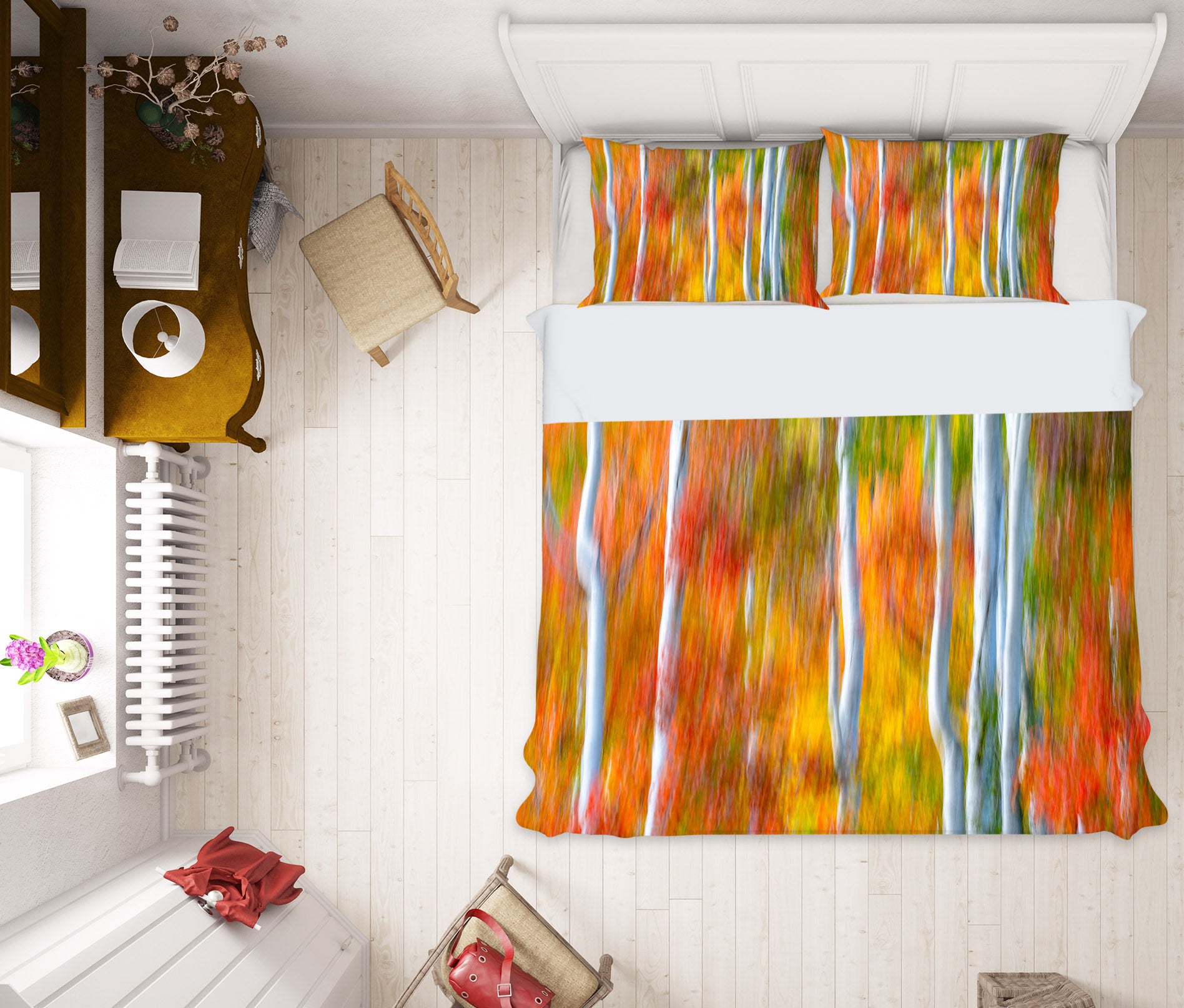 3D Telluride Watercolor 150 Marco Carmassi Bedding Bed Pillowcases Quilt