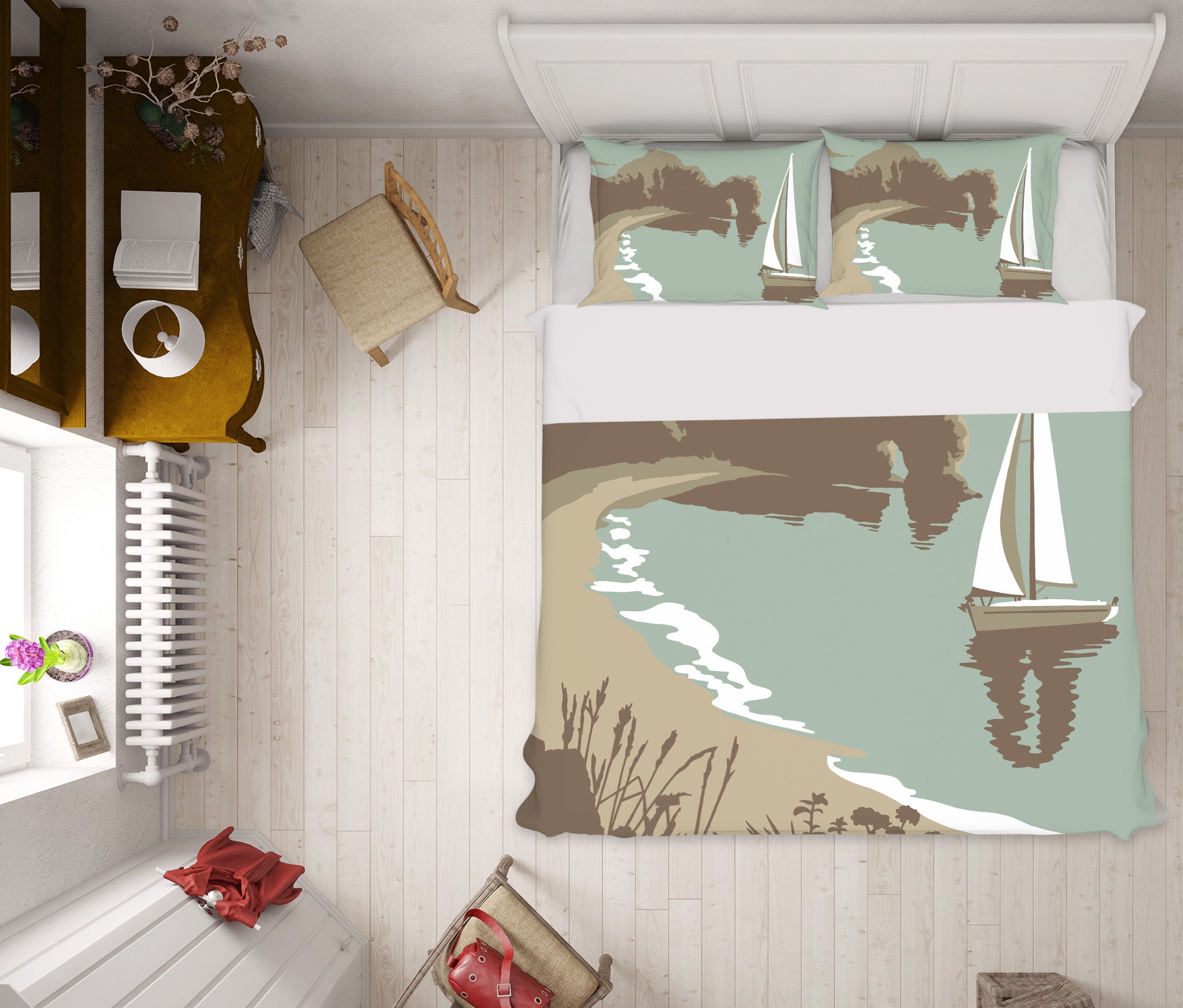 3D Durdle Door 2017 Steve Read Bedding Bed Pillowcases Quilt