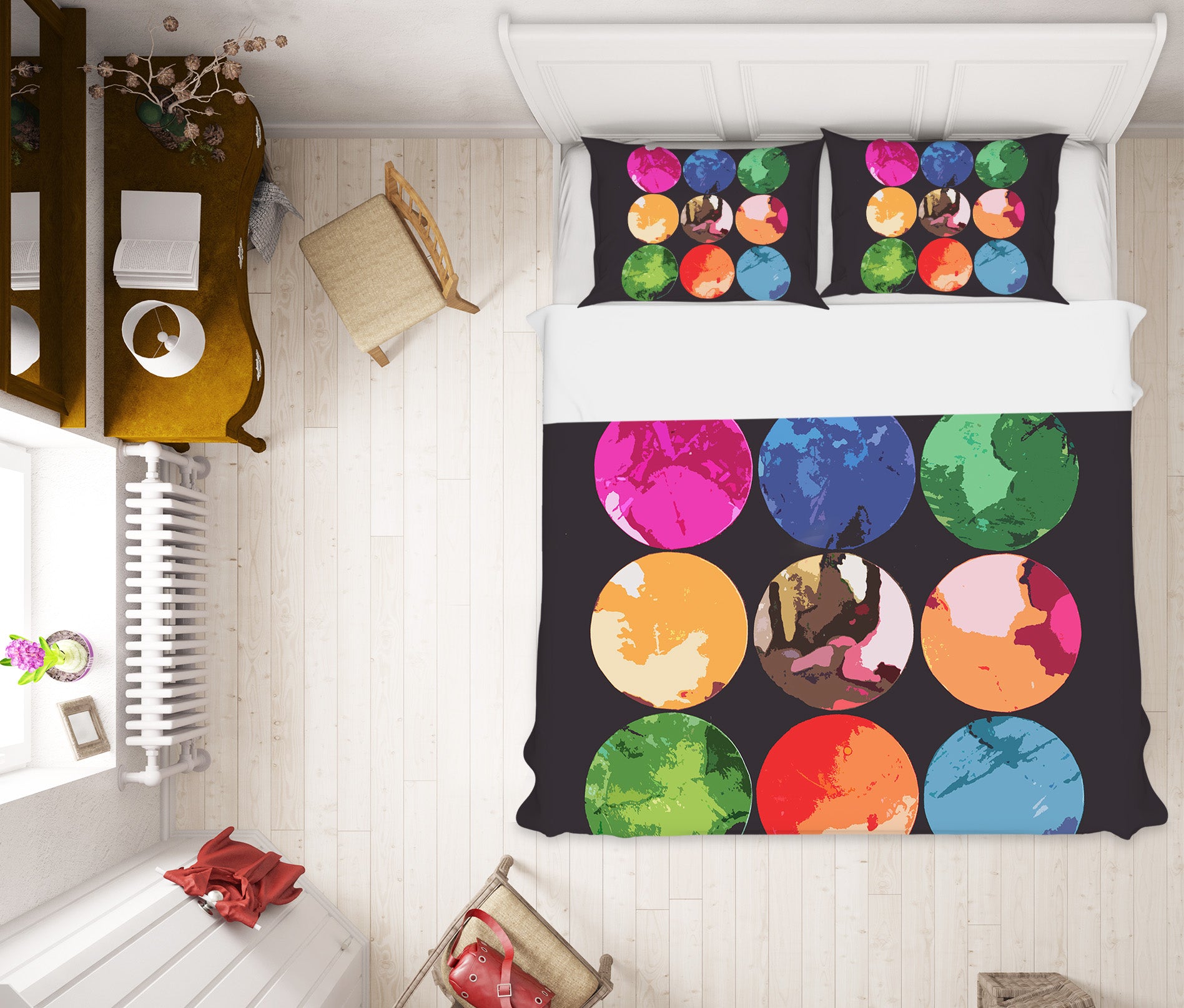 3D Circle Color 70181 Shandra Smith Bedding Bed Pillowcases Quilt