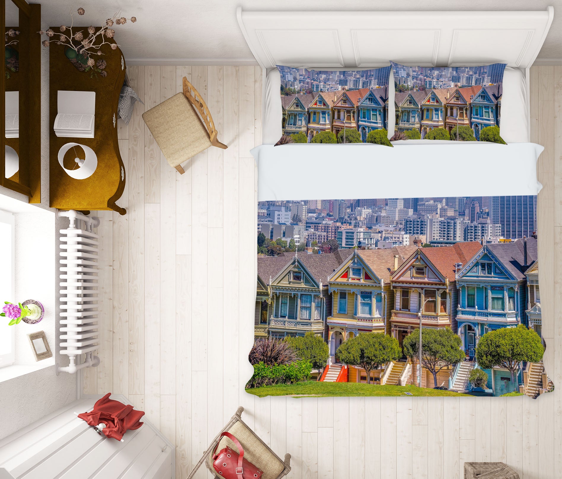 3D Building Park 138 Marco Carmassi Bedding Bed Pillowcases Quilt