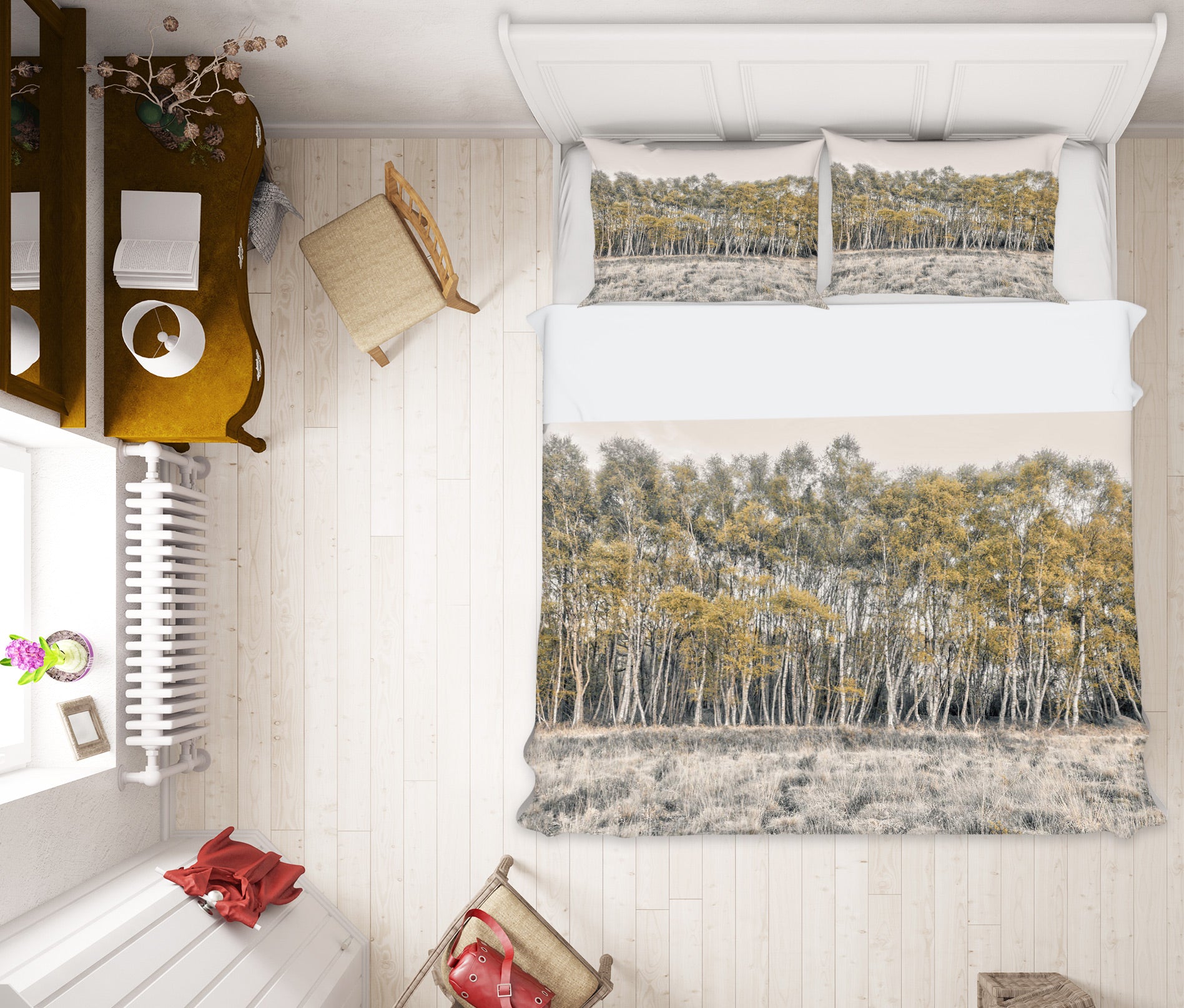 3D Lush Forest 1057 Assaf Frank Bedding Bed Pillowcases Quilt