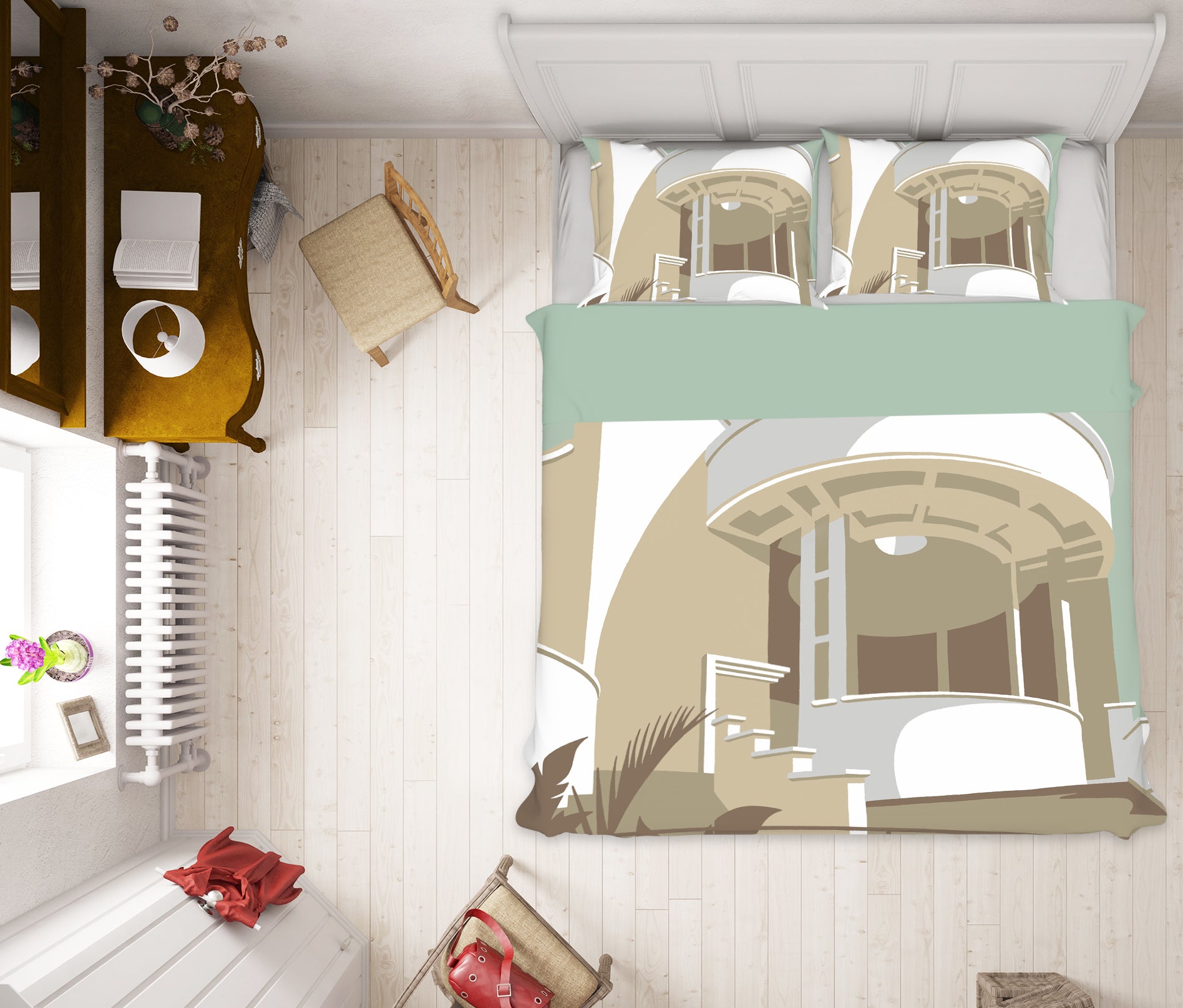 3D Tate St Ives 2074 Steve Read Bedding Bed Pillowcases Quilt