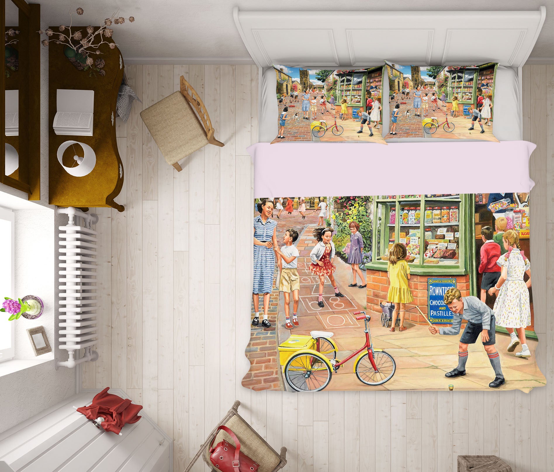 3D The Sweet Shop 2068 Trevor Mitchell bedding Bed Pillowcases Quilt