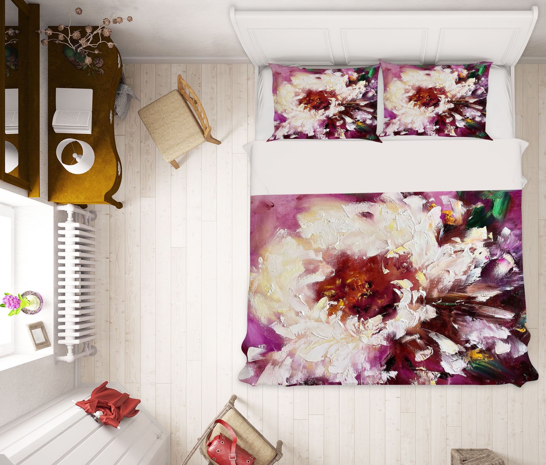 3D Painted Flowers 434 Skromova Marina Bedding Bed Pillowcases Quilt