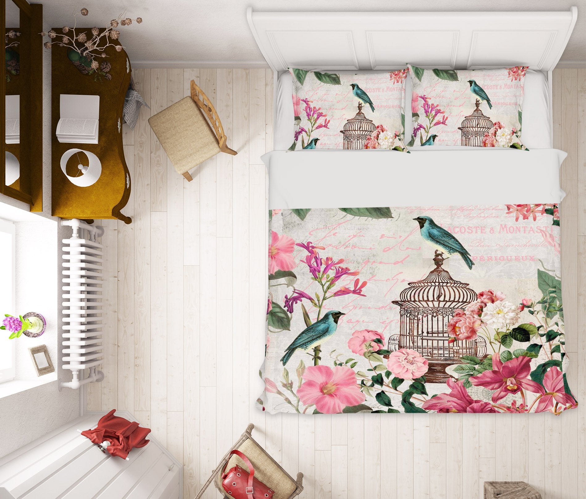 3D Bircage Master 2102 Andrea haase Bedding Bed Pillowcases Quilt Quiet Covers AJ Creativity Home