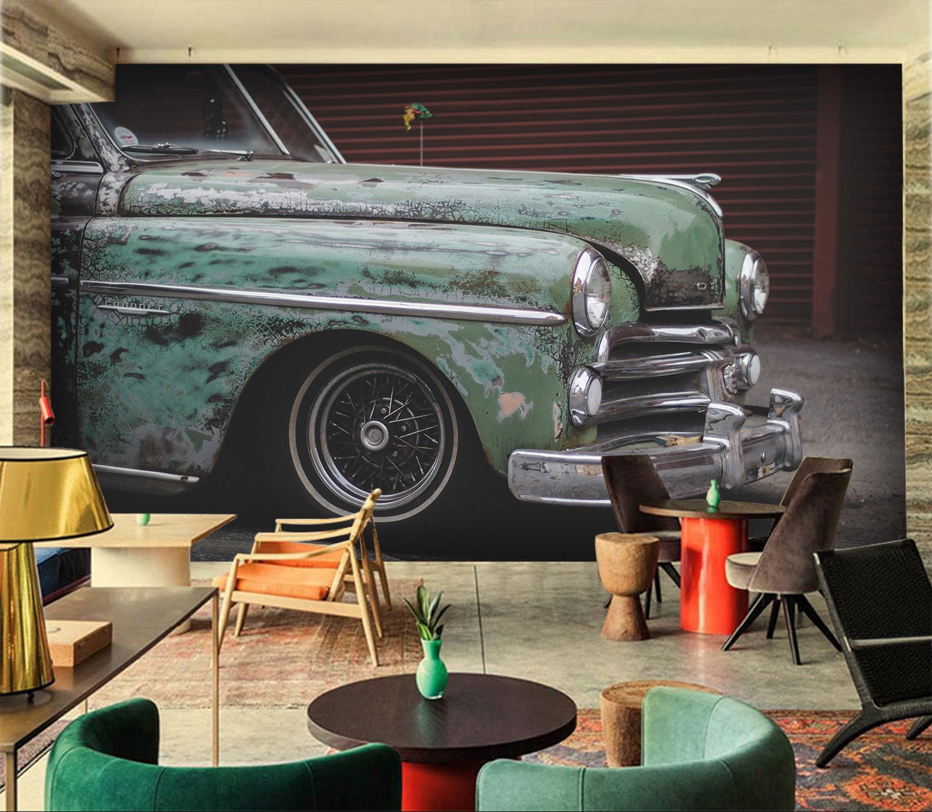 3D Heard Car 935 Vehicle Wall Murals Wallpaper AJ Wallpaper 2