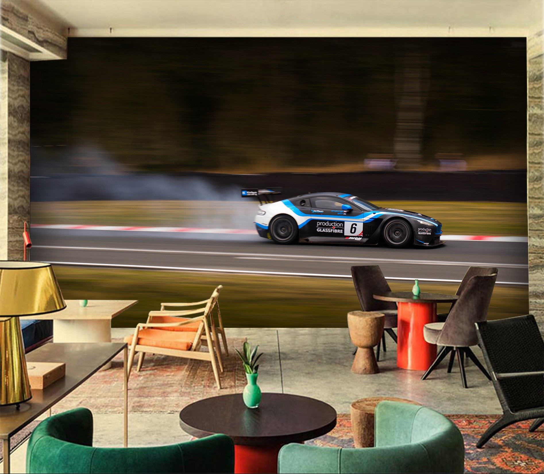 3D Aston-martin Road 902 Vehicle Wall Murals Wallpaper AJ Wallpaper 2