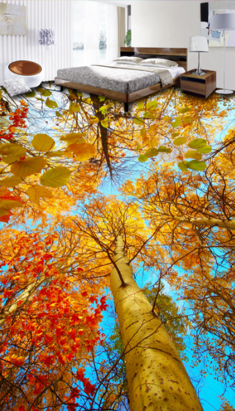 3D Maple 378 Floor Mural Wallpaper AJ Wallpaper 2