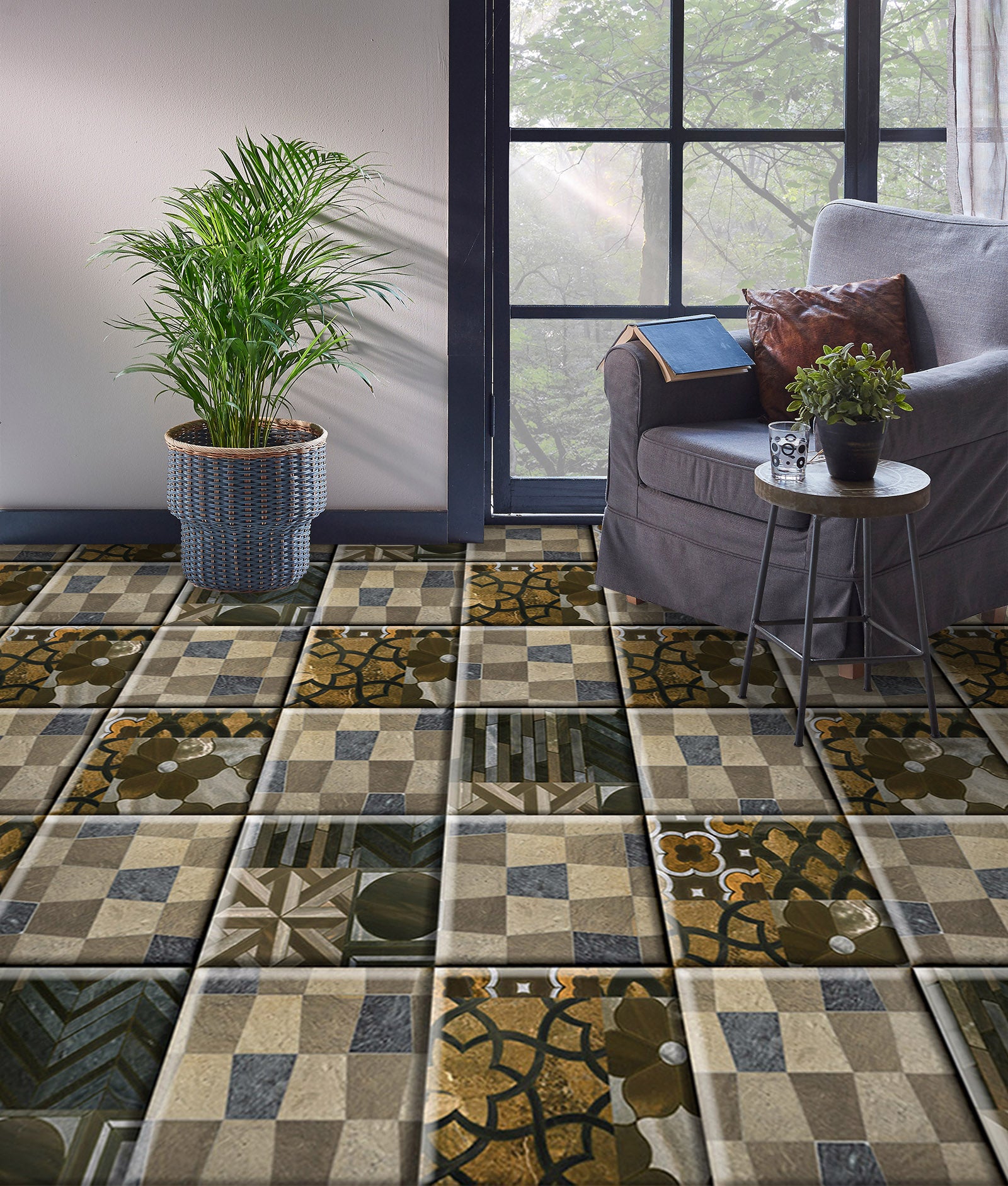 3D Exquisite Pleasure 990 Floor Mural Wallpaper Murals Self-Adhesive Removable Print Epoxy