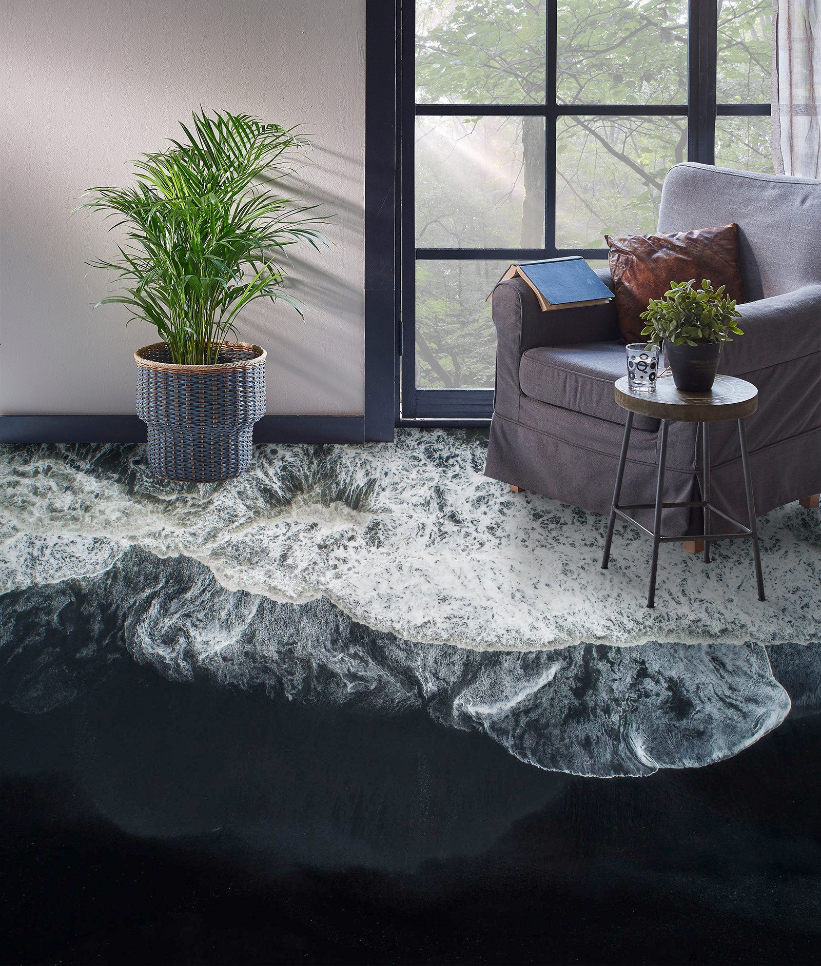 3D Artistic Water 689 Floor Mural Wallpaper Murals Rug & Mat Print Epoxy waterproof bath floor
