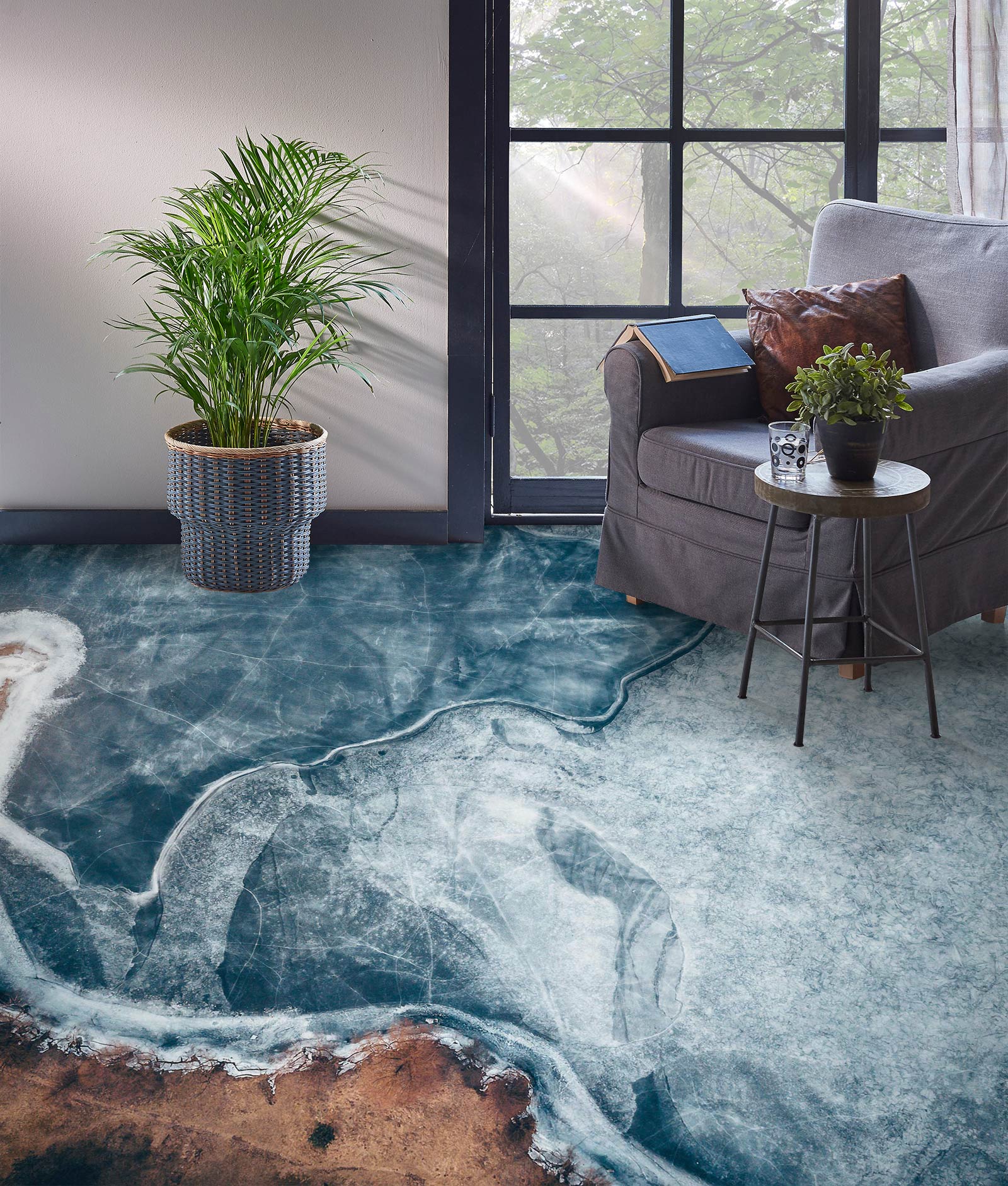 3D Advanced Sea Art 458 Floor Mural Wallpaper Murals Rug & Mat Print Epoxy waterproof bath floor