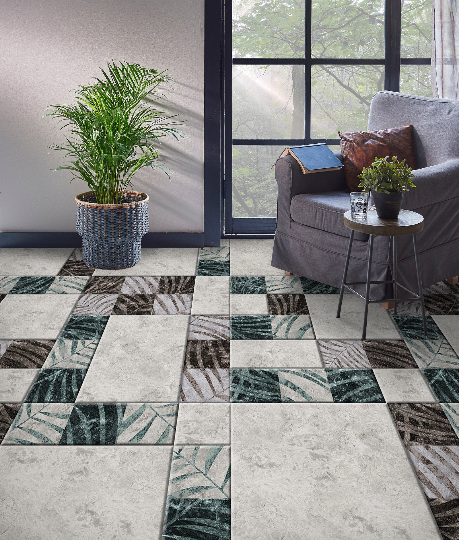 3D Artistic Depiction Of Leaves 944 Floor Mural Wallpaper Murals Rug & Mat Print Epoxy waterproof bath floor