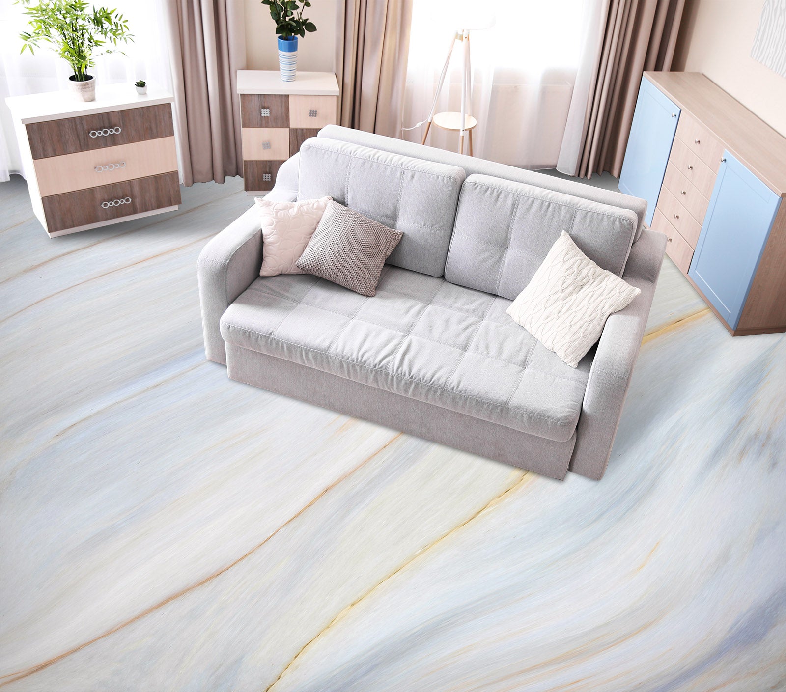 3D Gentle Elegance 577 Floor Mural Wallpaper Murals Rug & Mat Print Epoxy waterproof bath floor