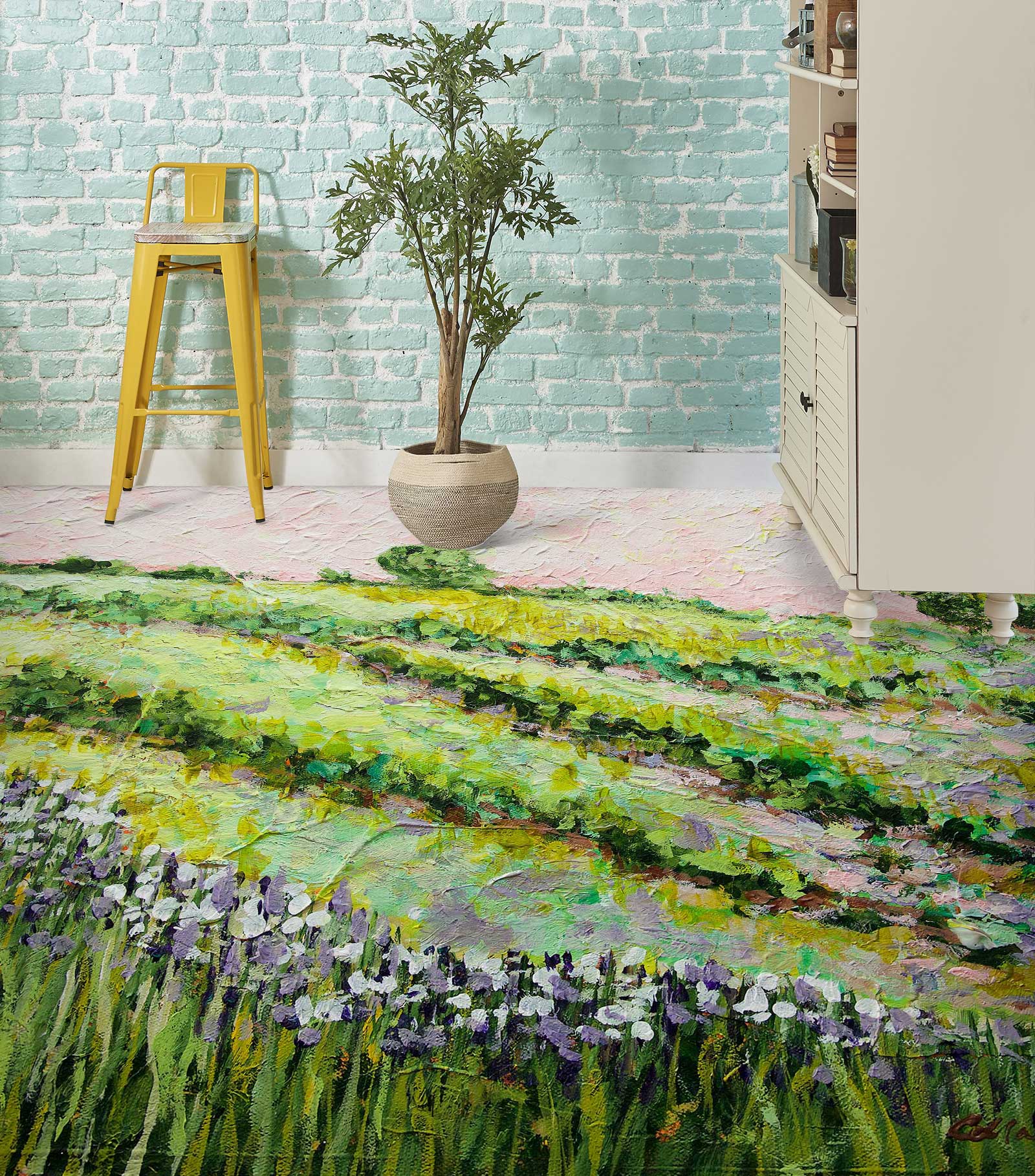 3D Grassland 9672 Allan P. Friedlander Floor Mural Wallpaper Murals Self-Adhesive Removable Print Epoxy