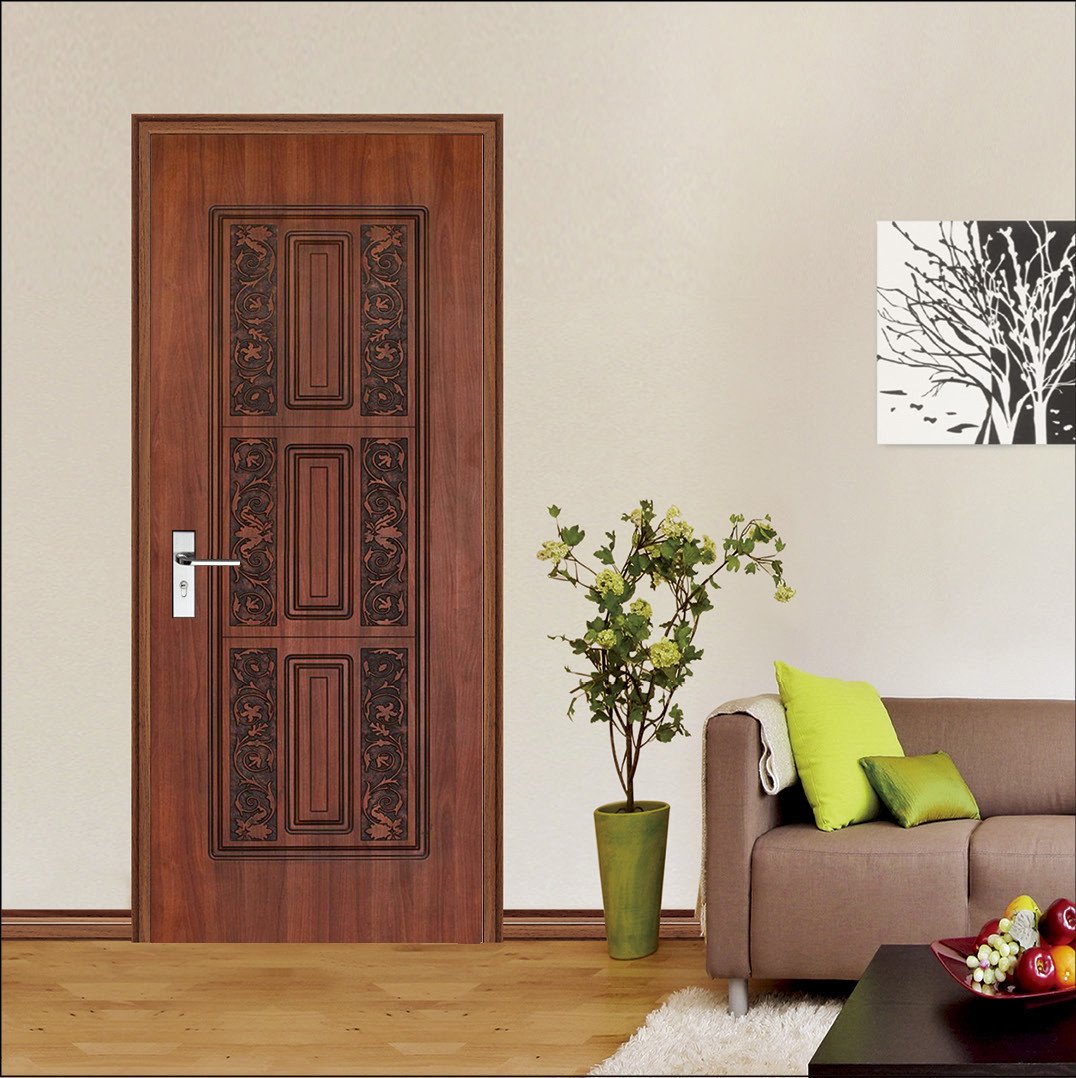 3D pattern retro rectangular pattern door mural Wallpaper AJ Wallpaper