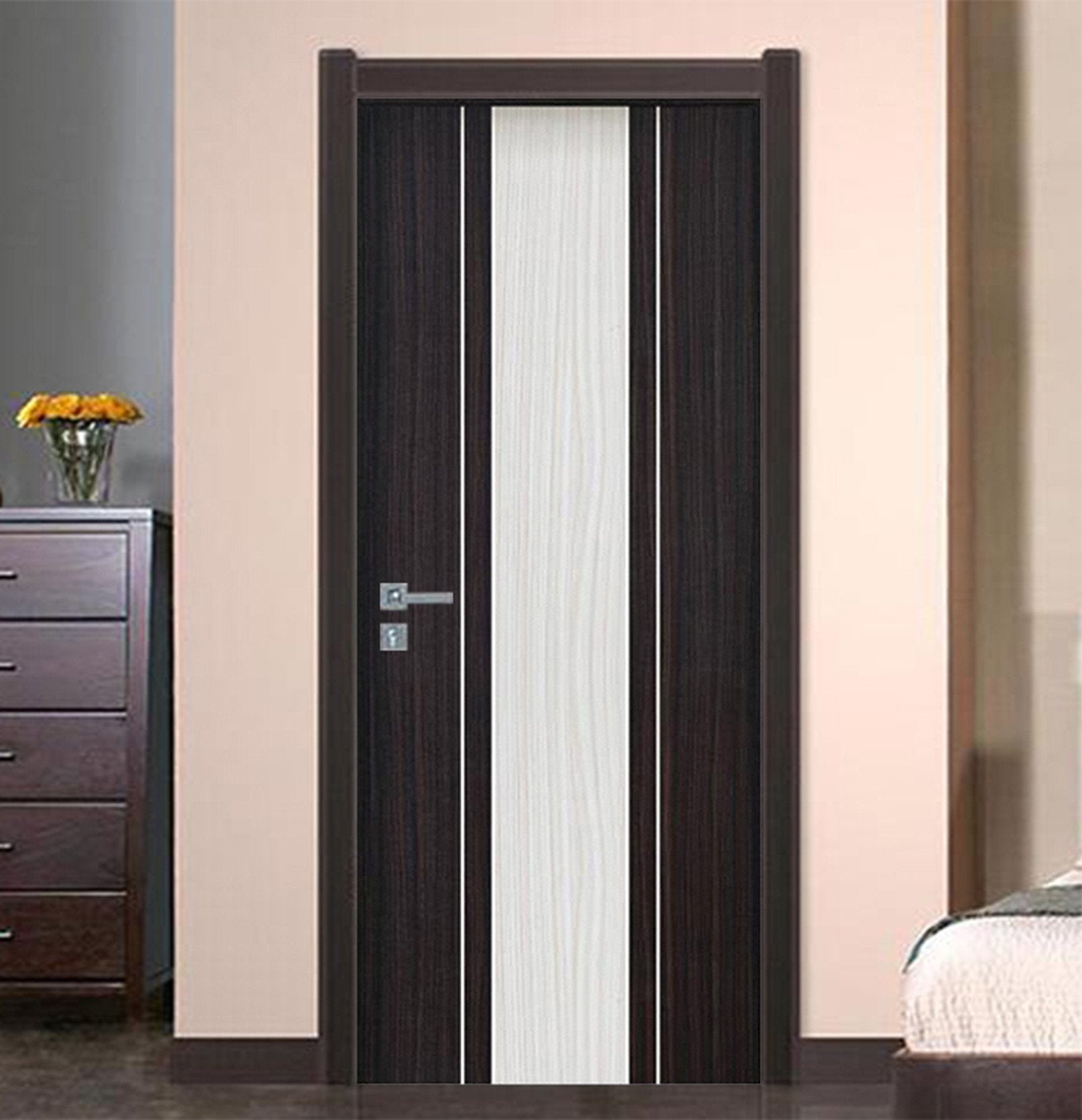 3D Vertical Stripes 41 Door Mural Wallpaper AJ Wallpaper