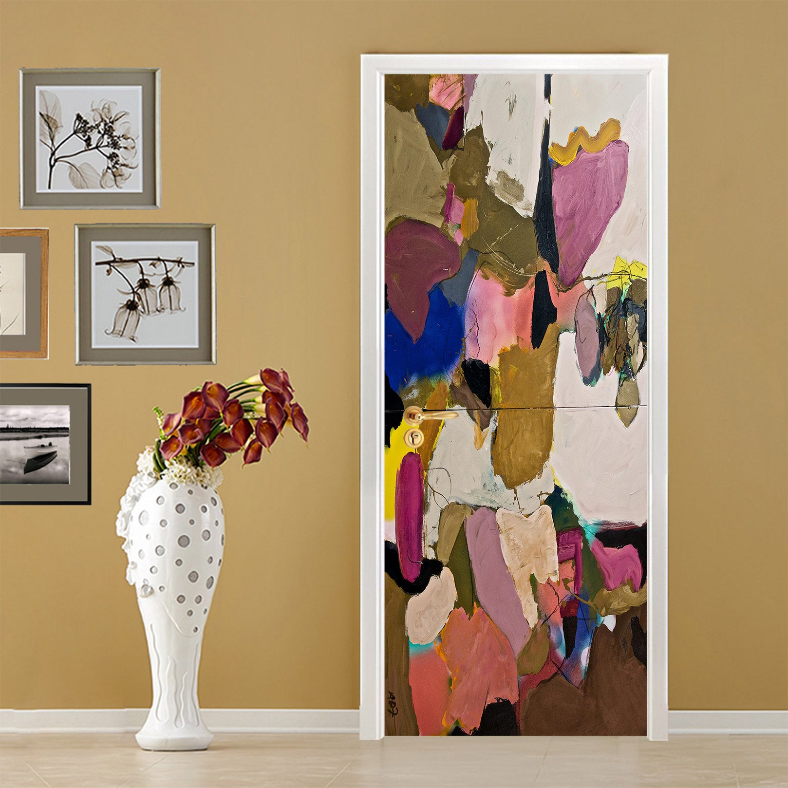 3D Pigment Pattern 9412 Allan P. Friedlander Door Mural