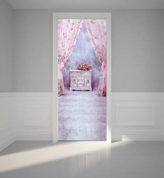 3D window curtains table painting door mural Wallpaper AJ Wallpaper