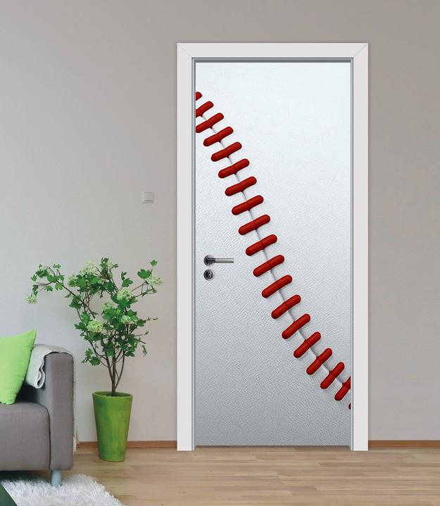 3D baseball game door mural Wallpaper AJ Wallpaper