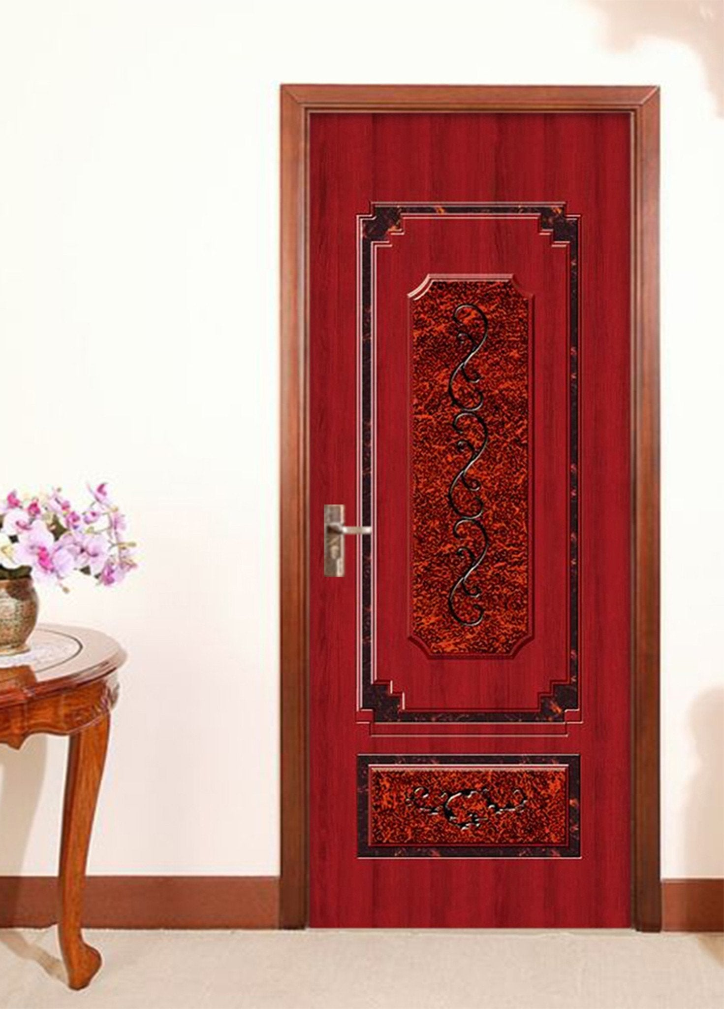 3D Line Patterns 48 Door Mural Wallpaper AJ Wallpaper