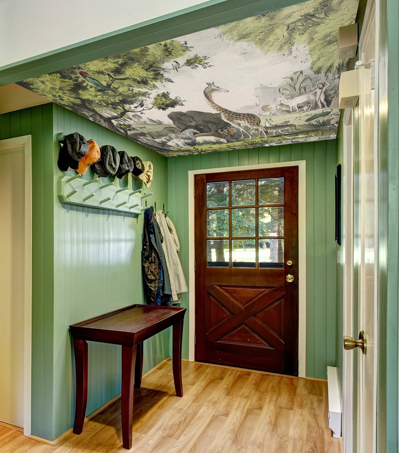 3D Giraffe Tree 961 Andrea Haase Ceiling Wallpaper Murals