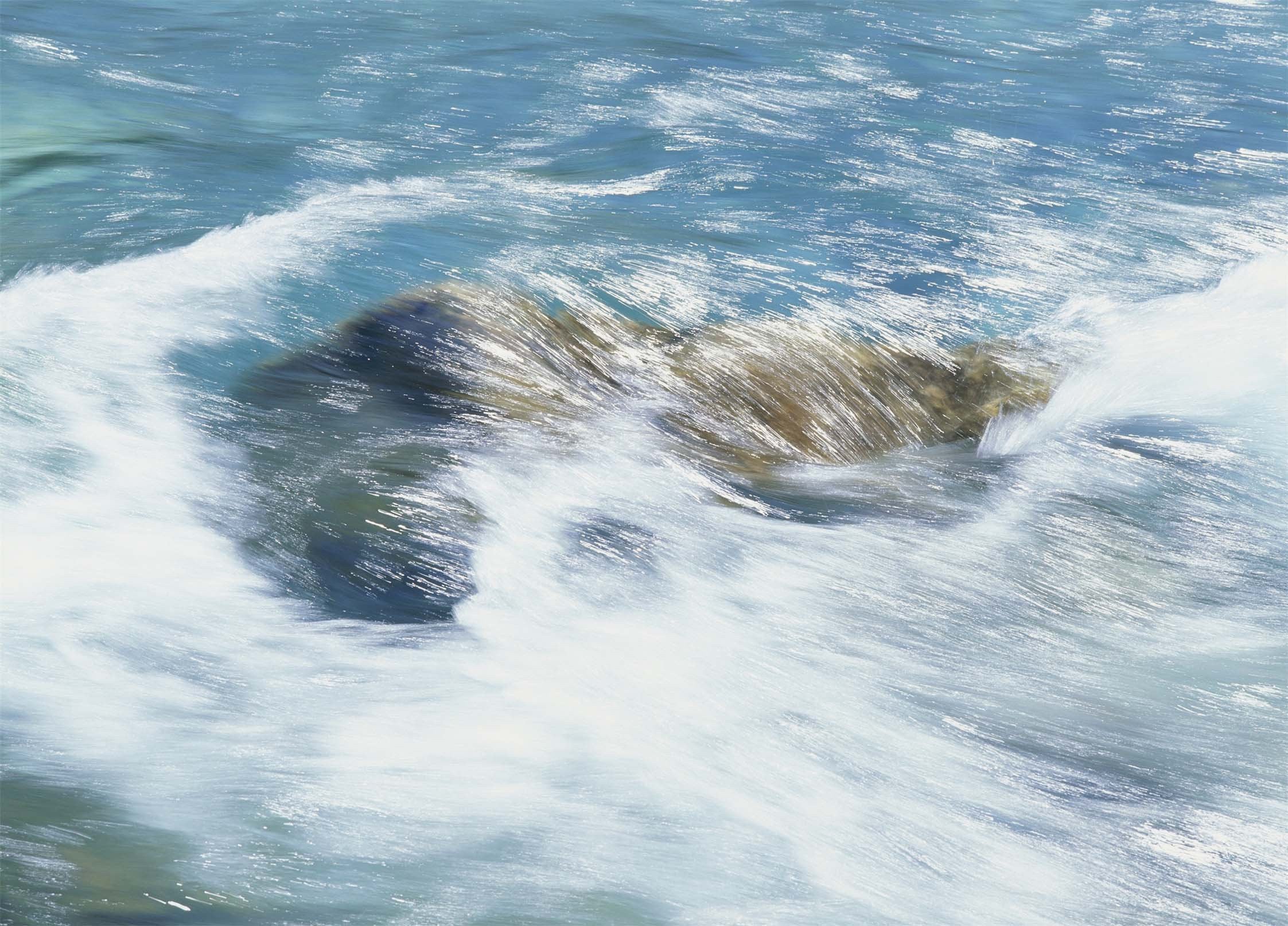 3D Fast Flowing Water Kitchen Mat Floor Mural Wallpaper AJ Wallpaper