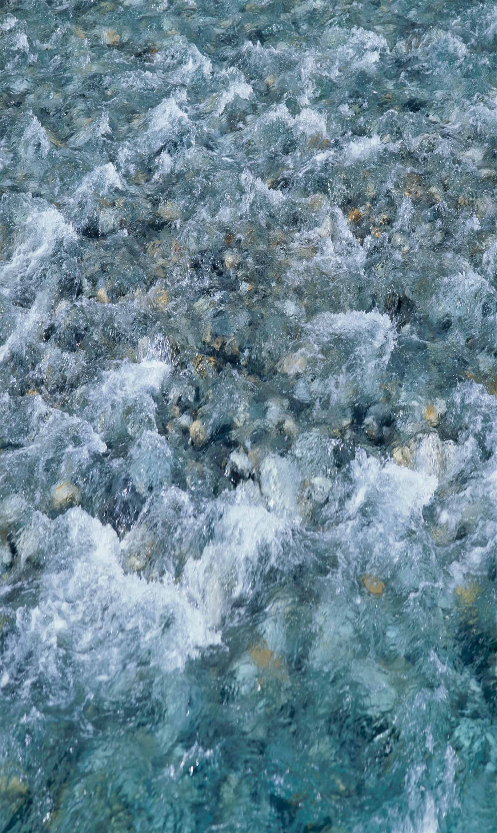 3D River Clear Water 1120 Stair Risers Wallpaper AJ Wallpaper