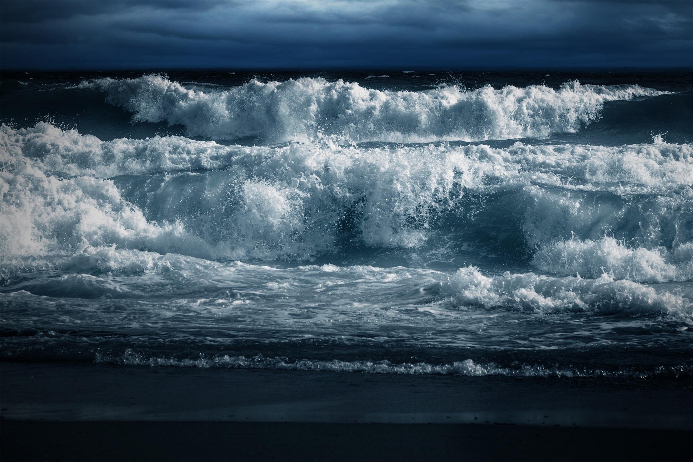 3D Dusk Sea Tide 99 Kitchen Mat Floor Mural Wallpaper AJ Wallpaper