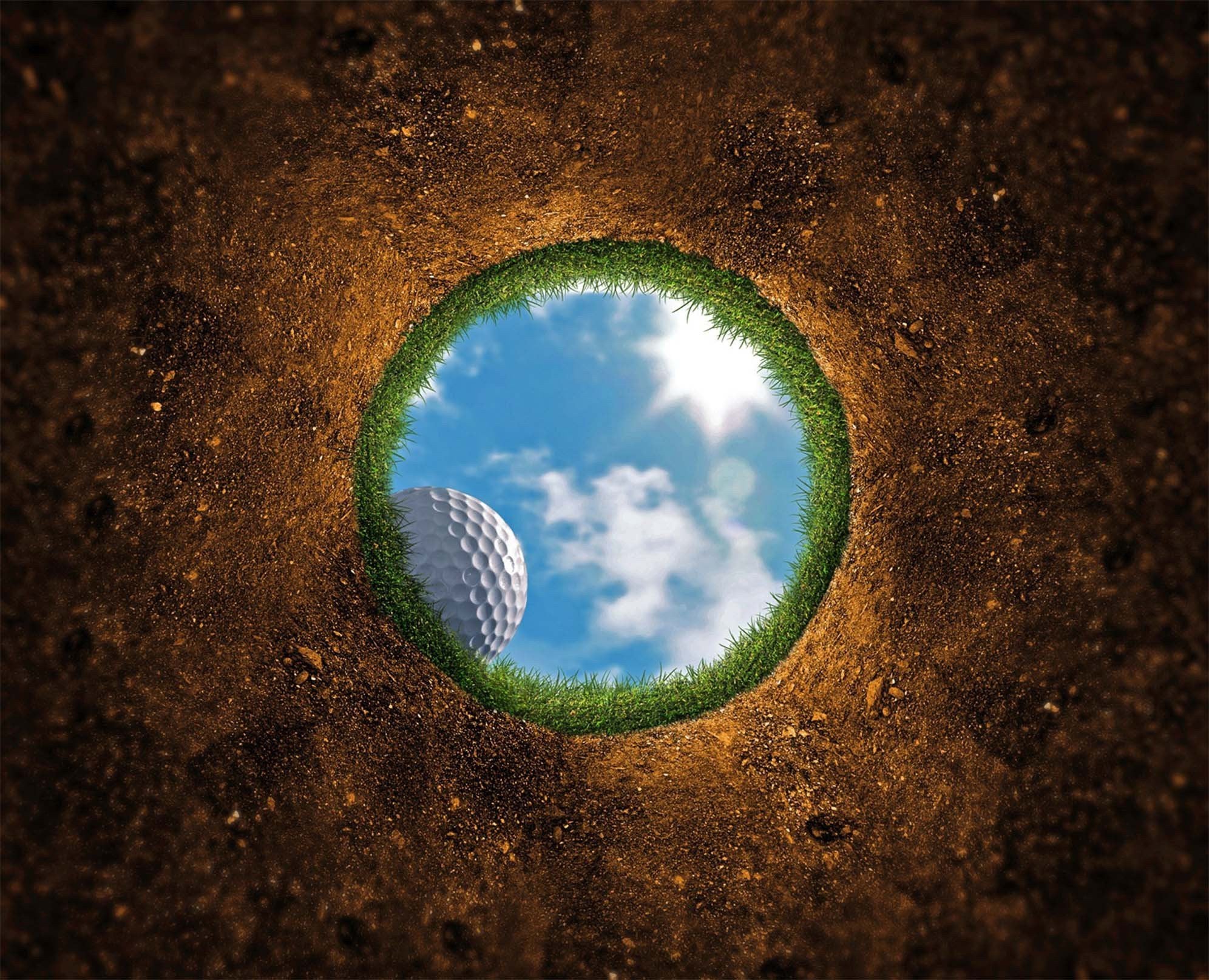 3D Golf Hole 079 Kitchen Mat Floor Mural Wallpaper AJ Wallpaper