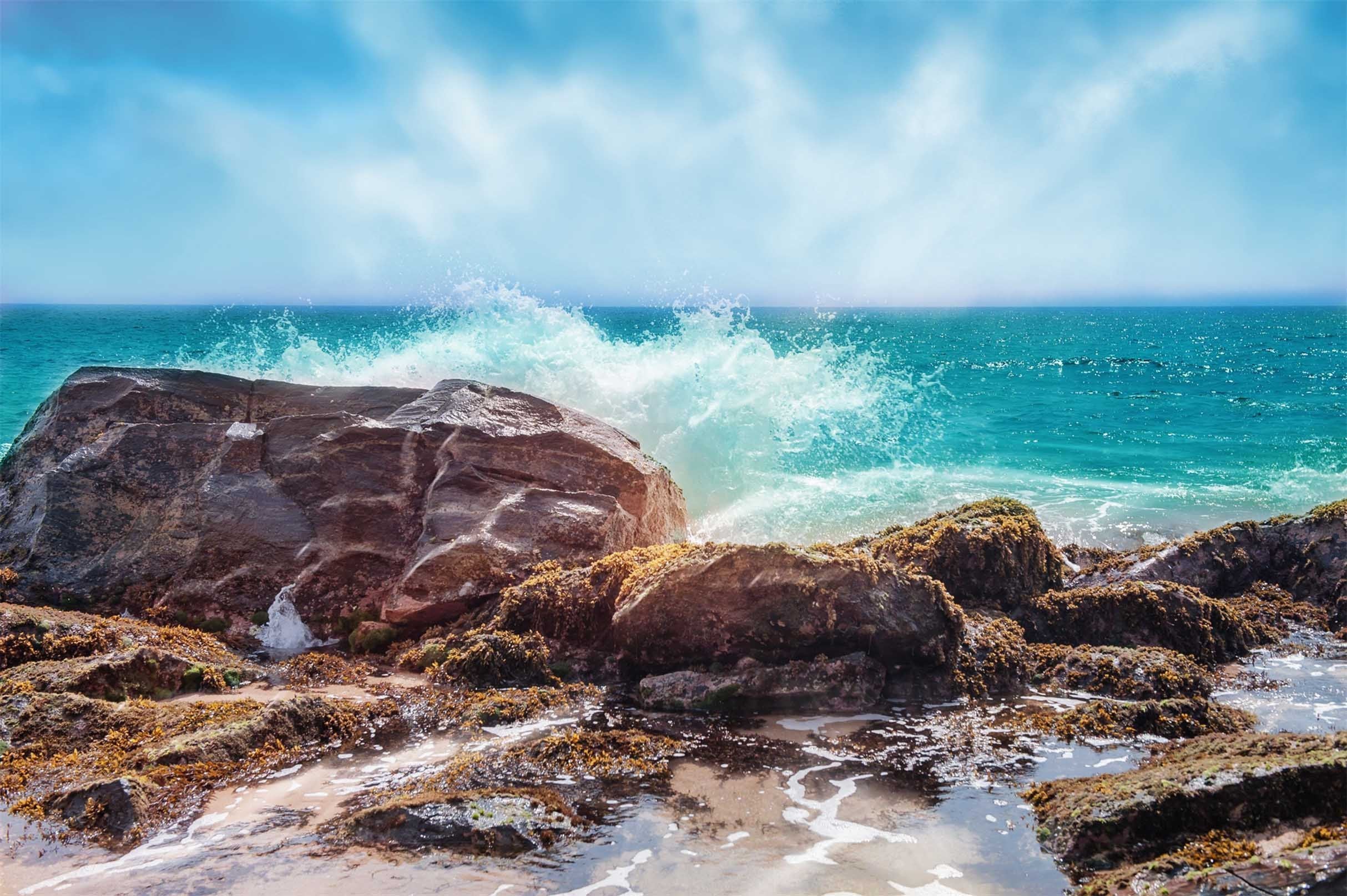 3D Seaside Stones 068 Kitchen Mat Floor Mural Wallpaper AJ Wallpaper