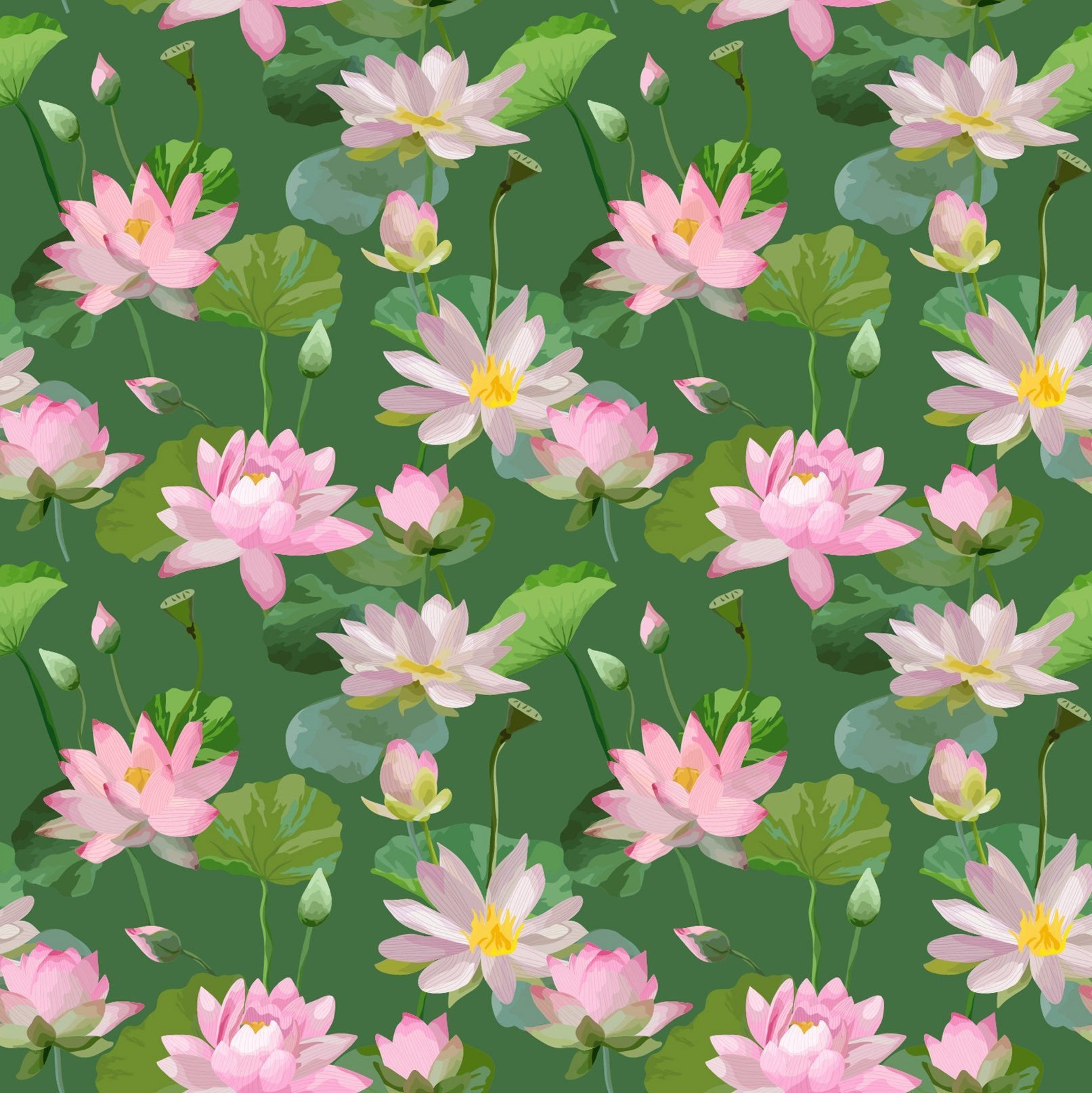 3D Lotus Flowers 538 Kitchen Mat Floor Mural Wallpaper AJ Wallpaper