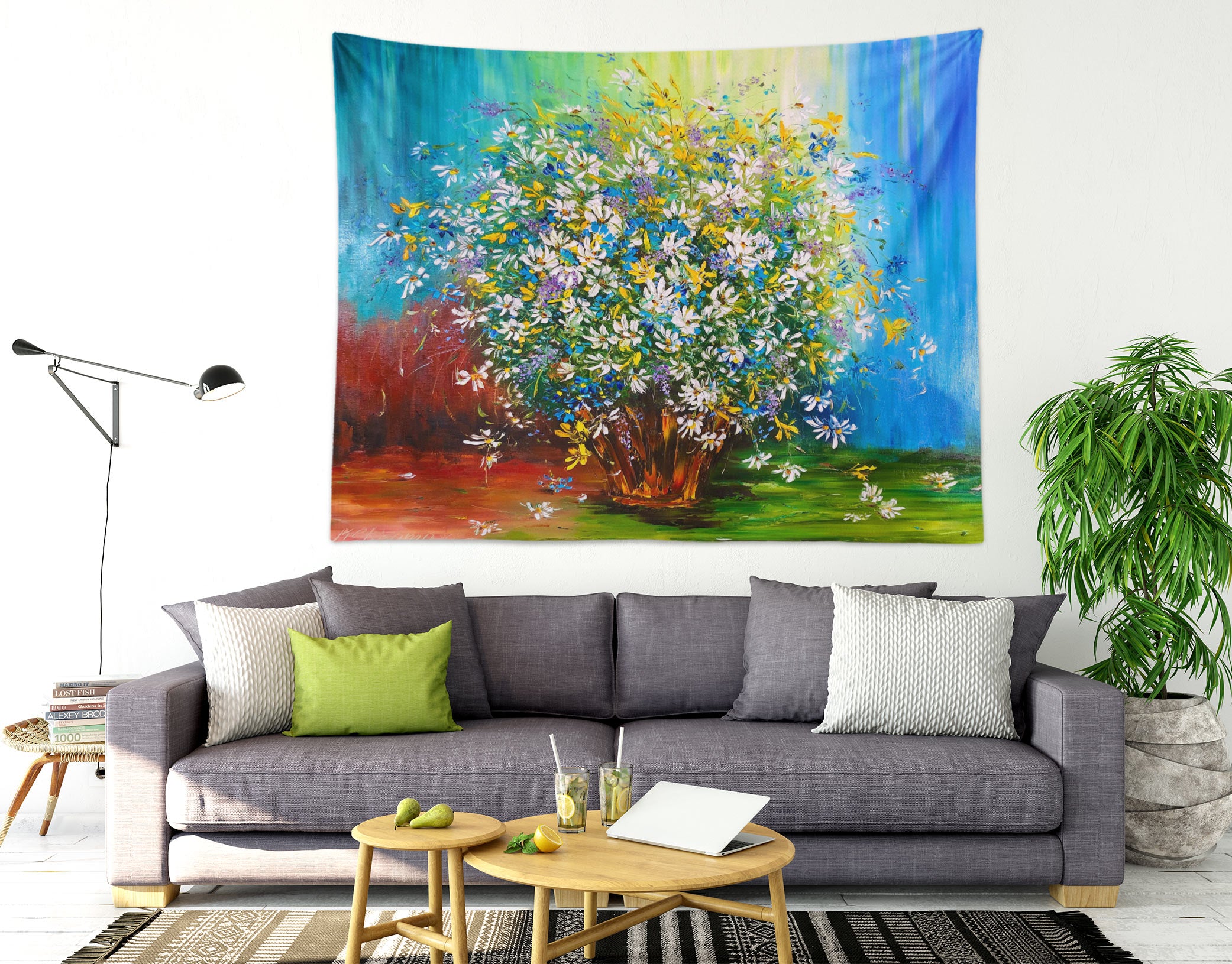 3D Art Vase 3421 Skromova Marina Tapestry Hanging Cloth Hang