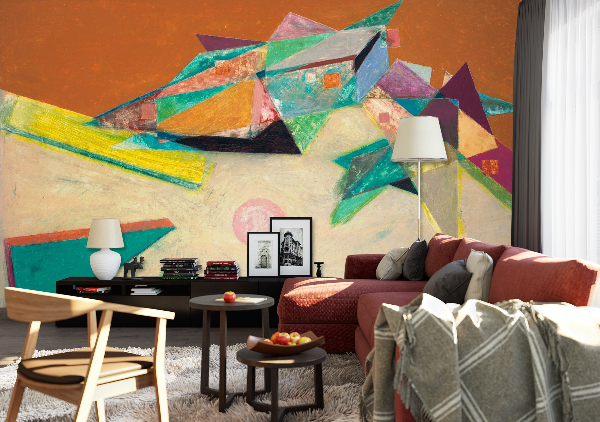 3D Color Painting 217 Allan P. Friedlander Wall Mural Wall Murals