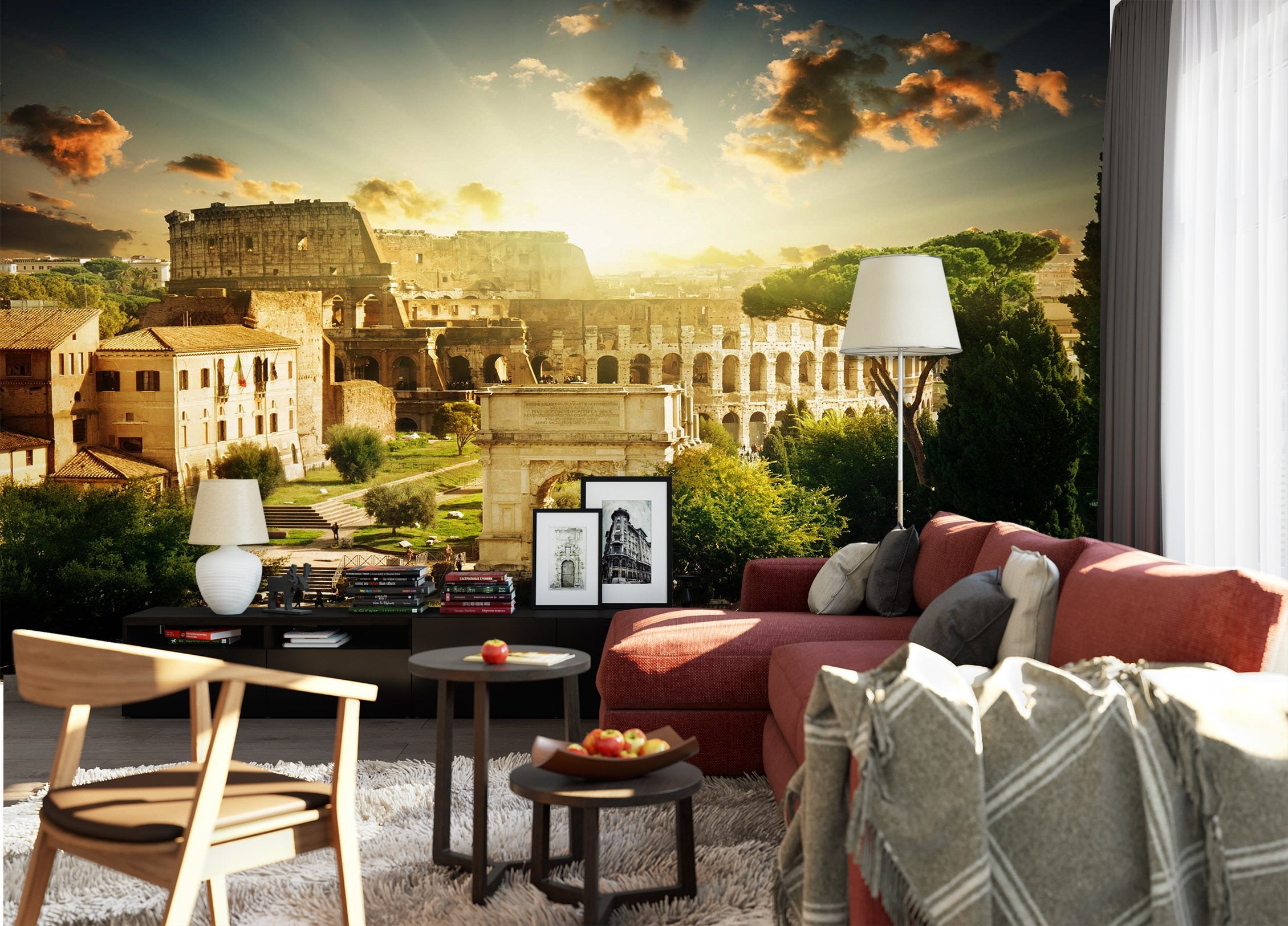 3D Ancient Rome Architecture 1491 Wall Murals Wallpaper AJ Wallpaper 2