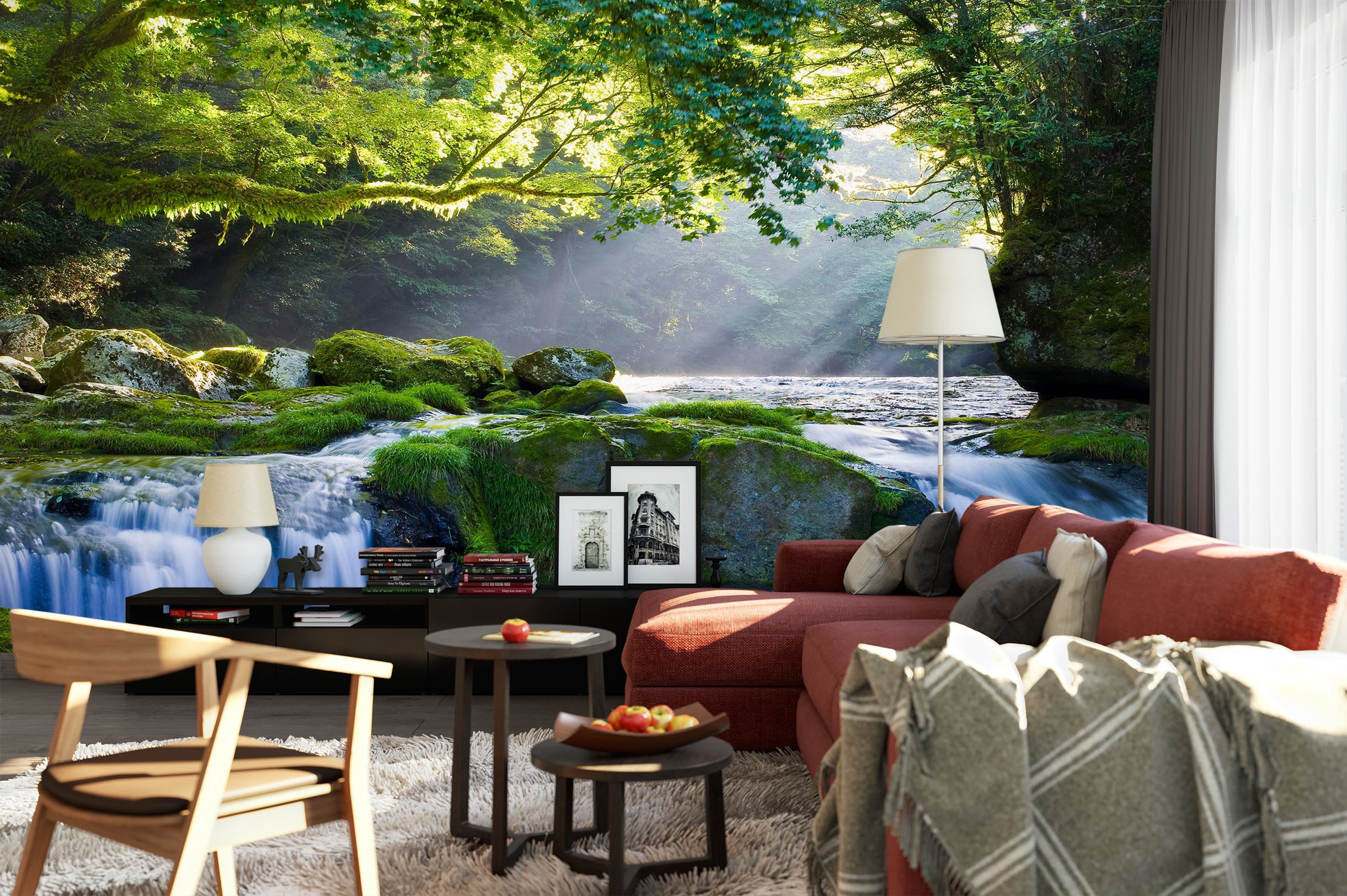 3D Waterfall 1441 Wall Murals