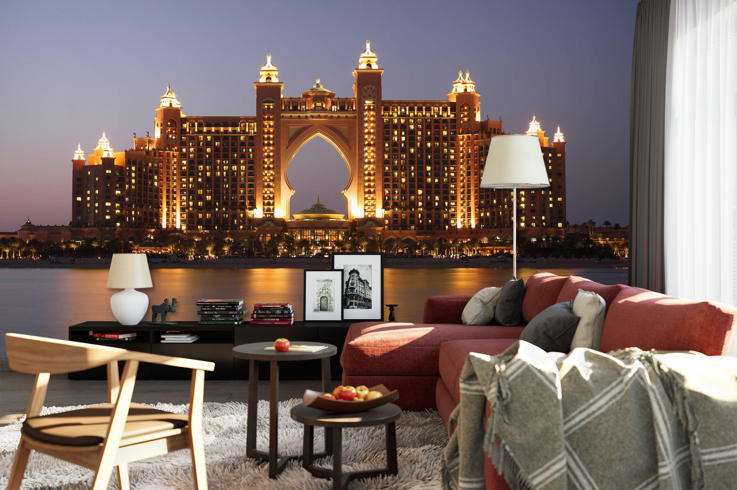 3D Night City 1482 Wall Murals