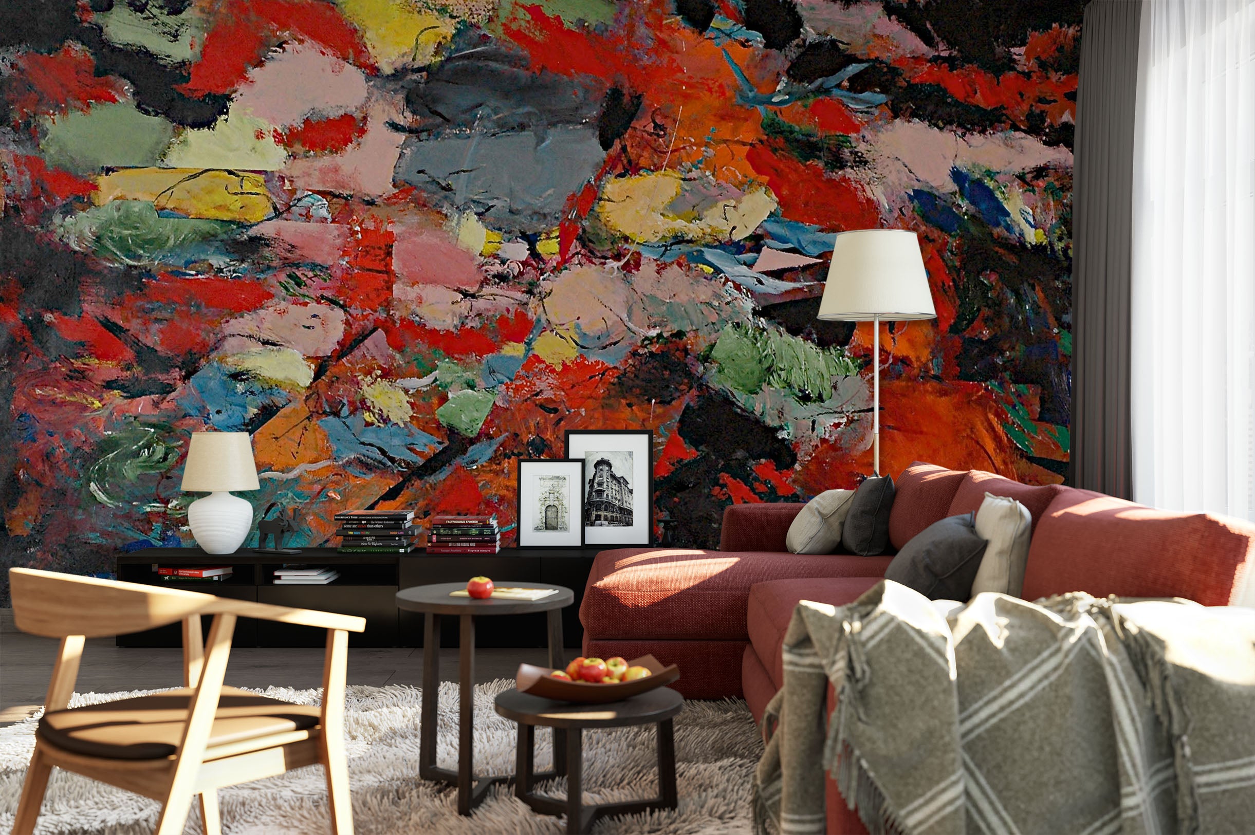 3D Color Graffiti 142 Allan P. Friedlander Wall Mural Wall Murals