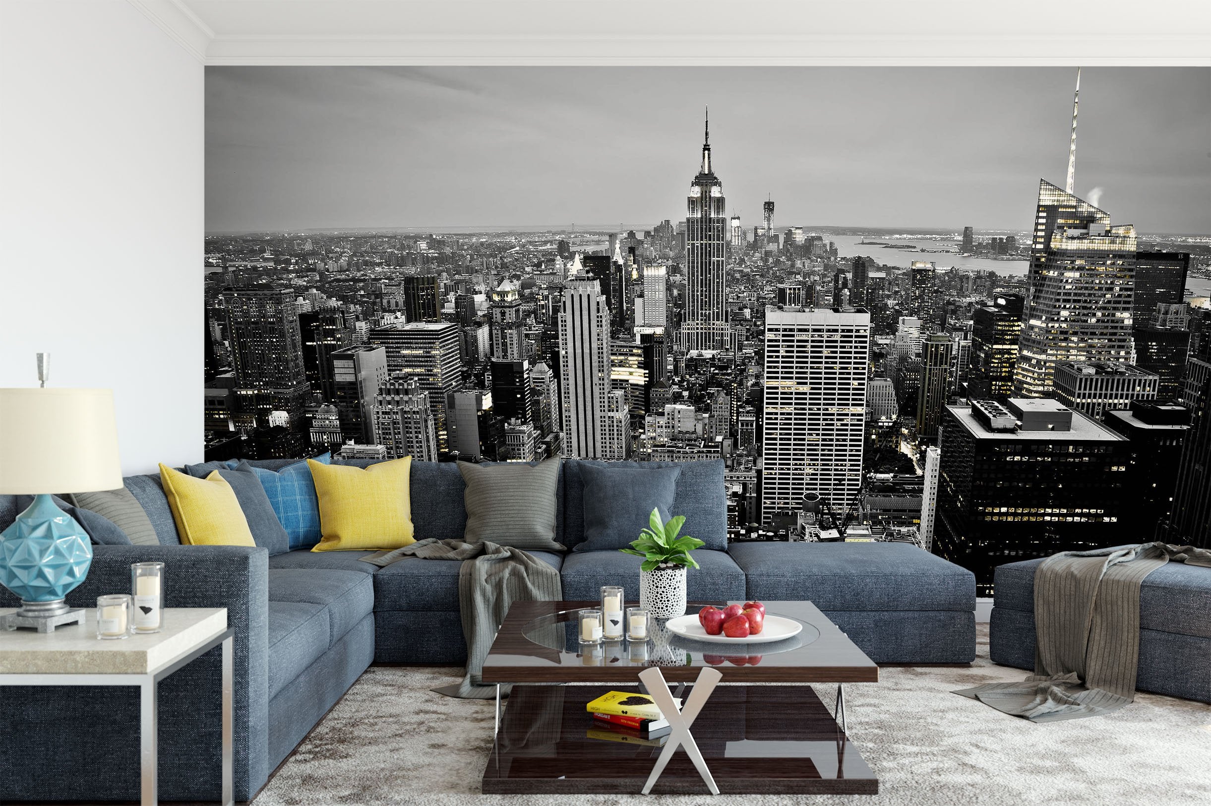 3D Black And White City 1463 Wall Murals Wallpaper AJ Wallpaper 2