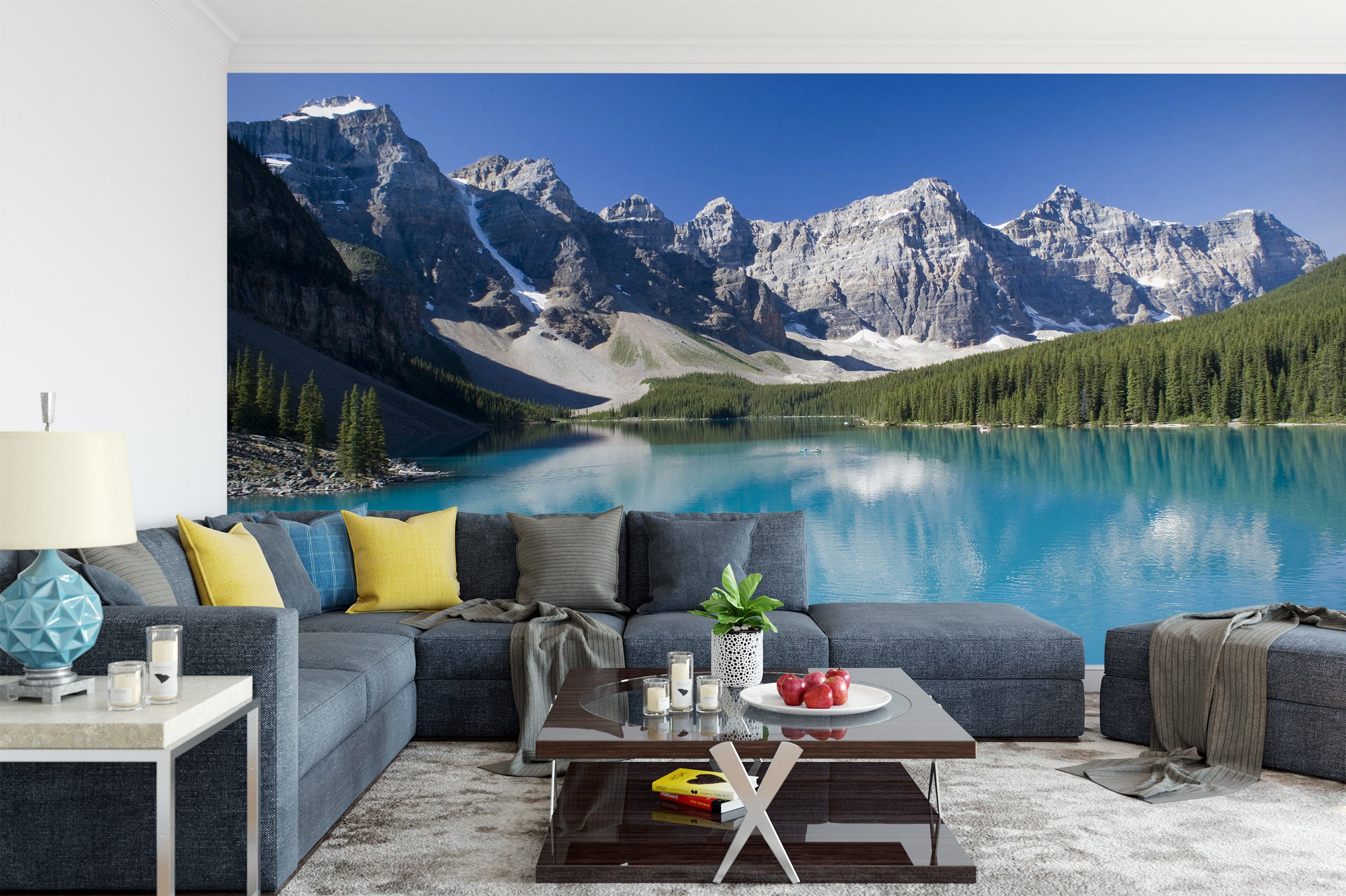 3D Mountain Woods 1502 Wall Murals