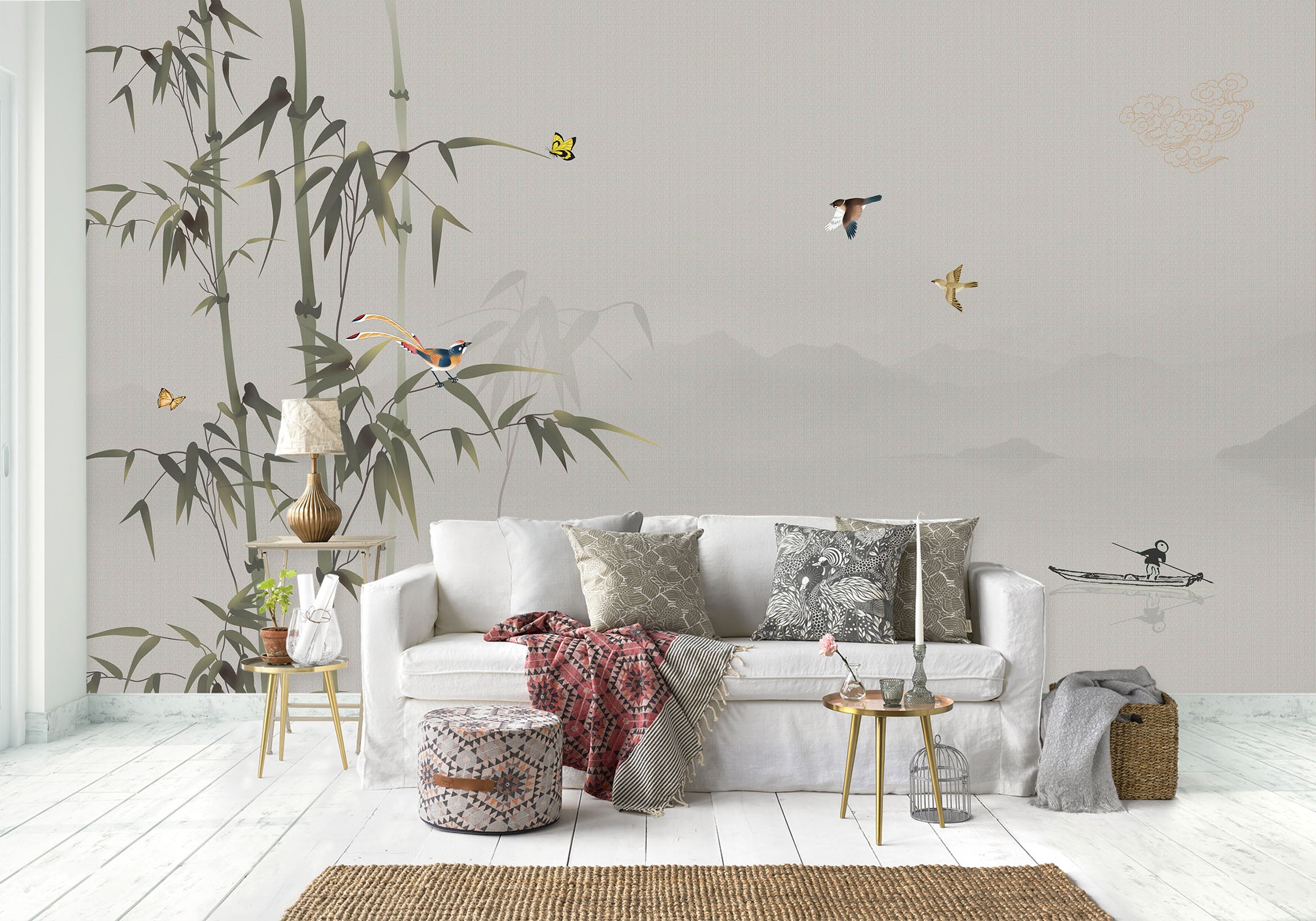 3D Bamboo Forest 1599 Wall Murals