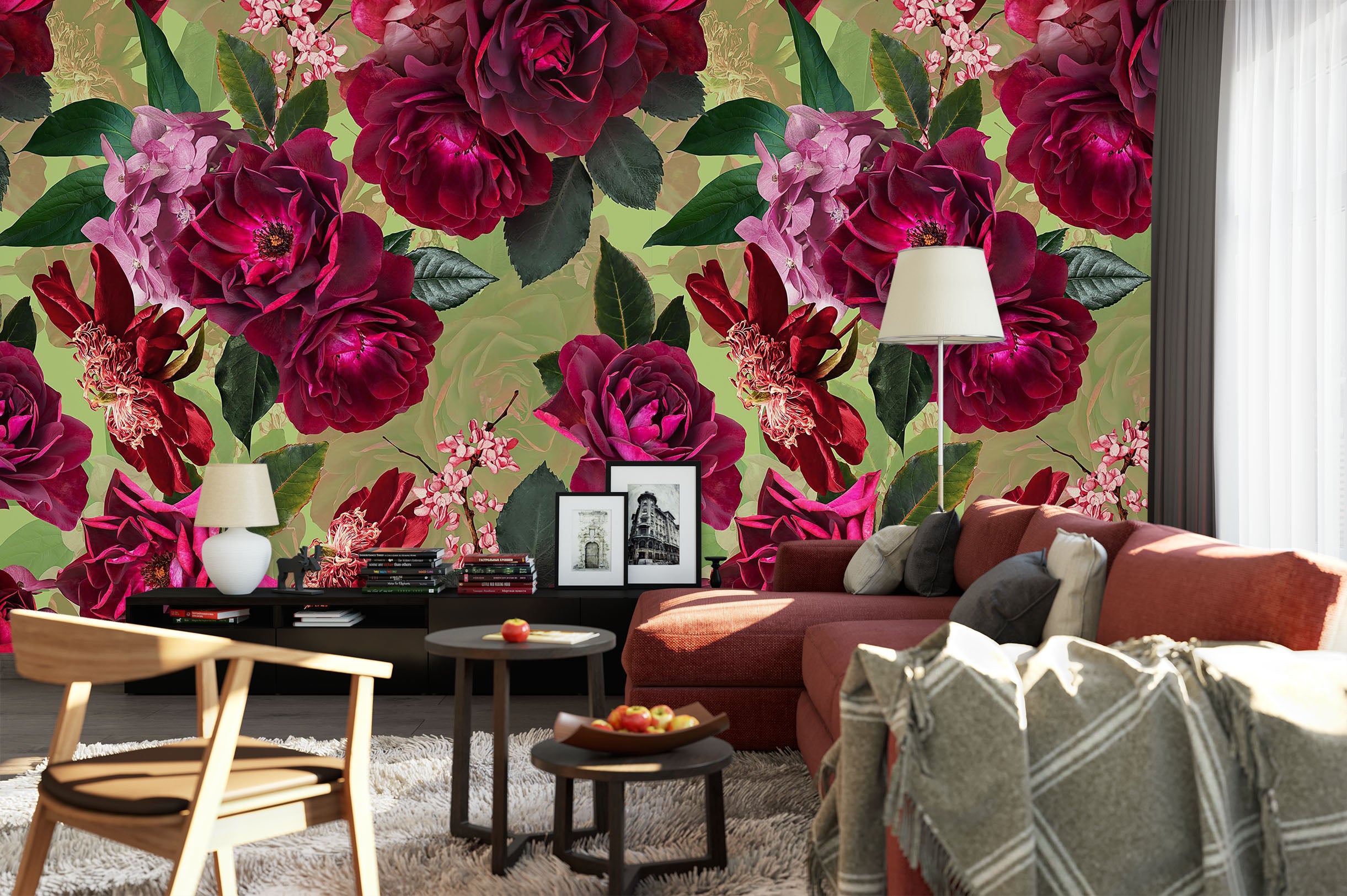 3D Branch Flower 155 Uta Naumann Wall Mural Wall Murals