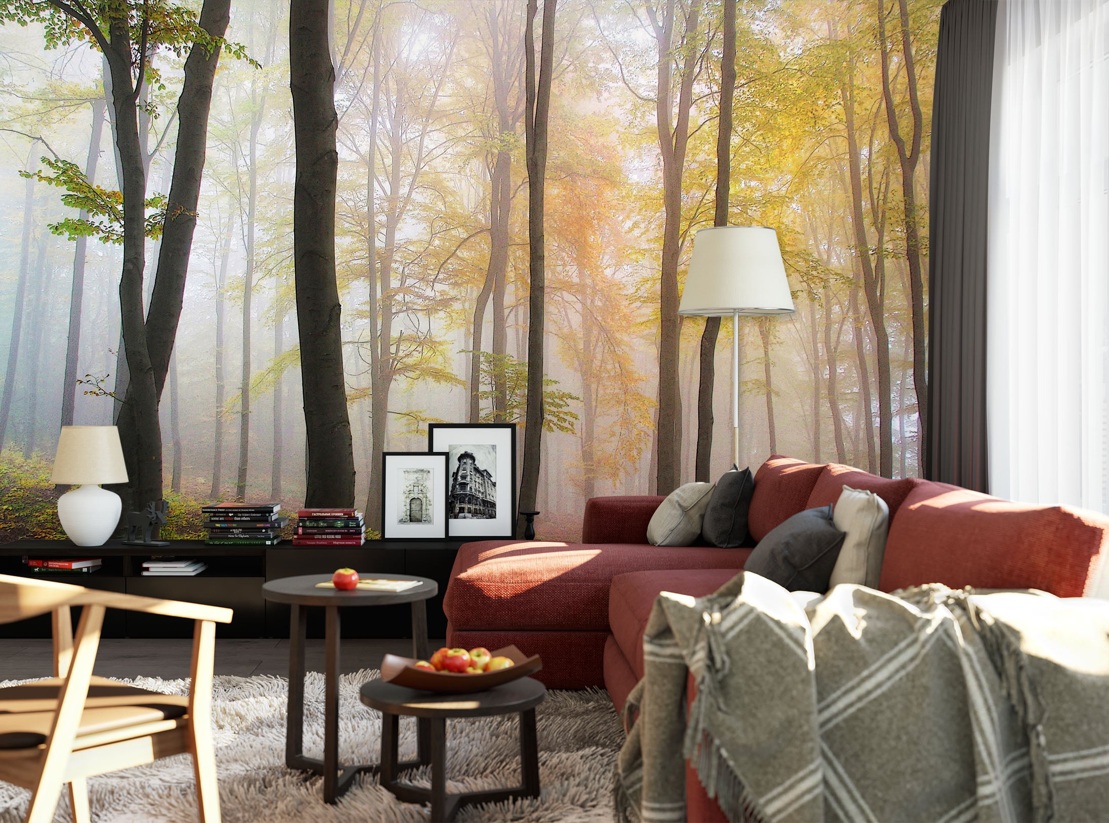 3D Forest 57215 Wall Murals